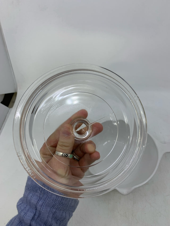 VTG WILDFLOWER SAUCE PAN W/ LID.