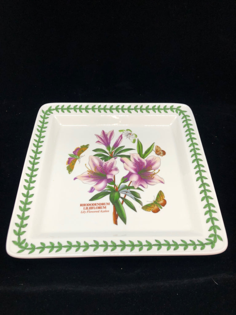 SQUARE BOTANIC SERVING PLATE.