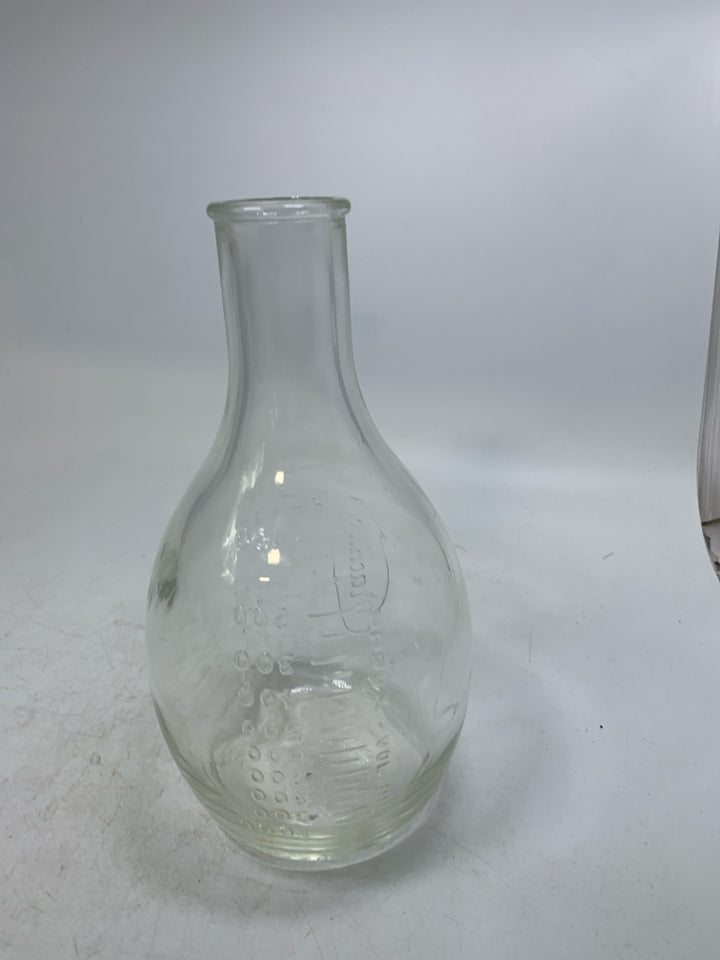 VTG CORNING MACBICK 500ML GRADUATED BOROSILICATE GLASS FLASK BOTTLE.