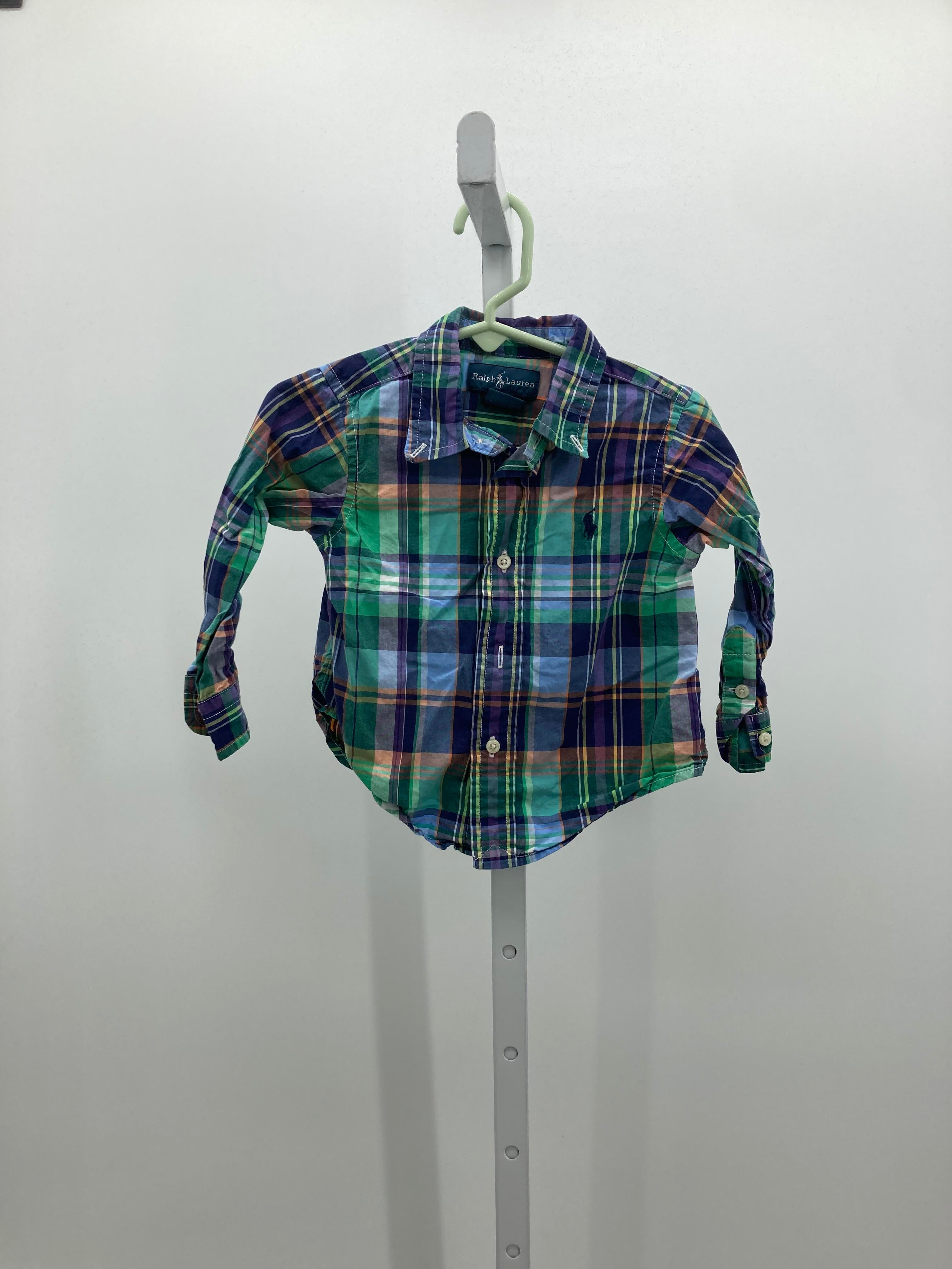 PLAID BTN DOWN