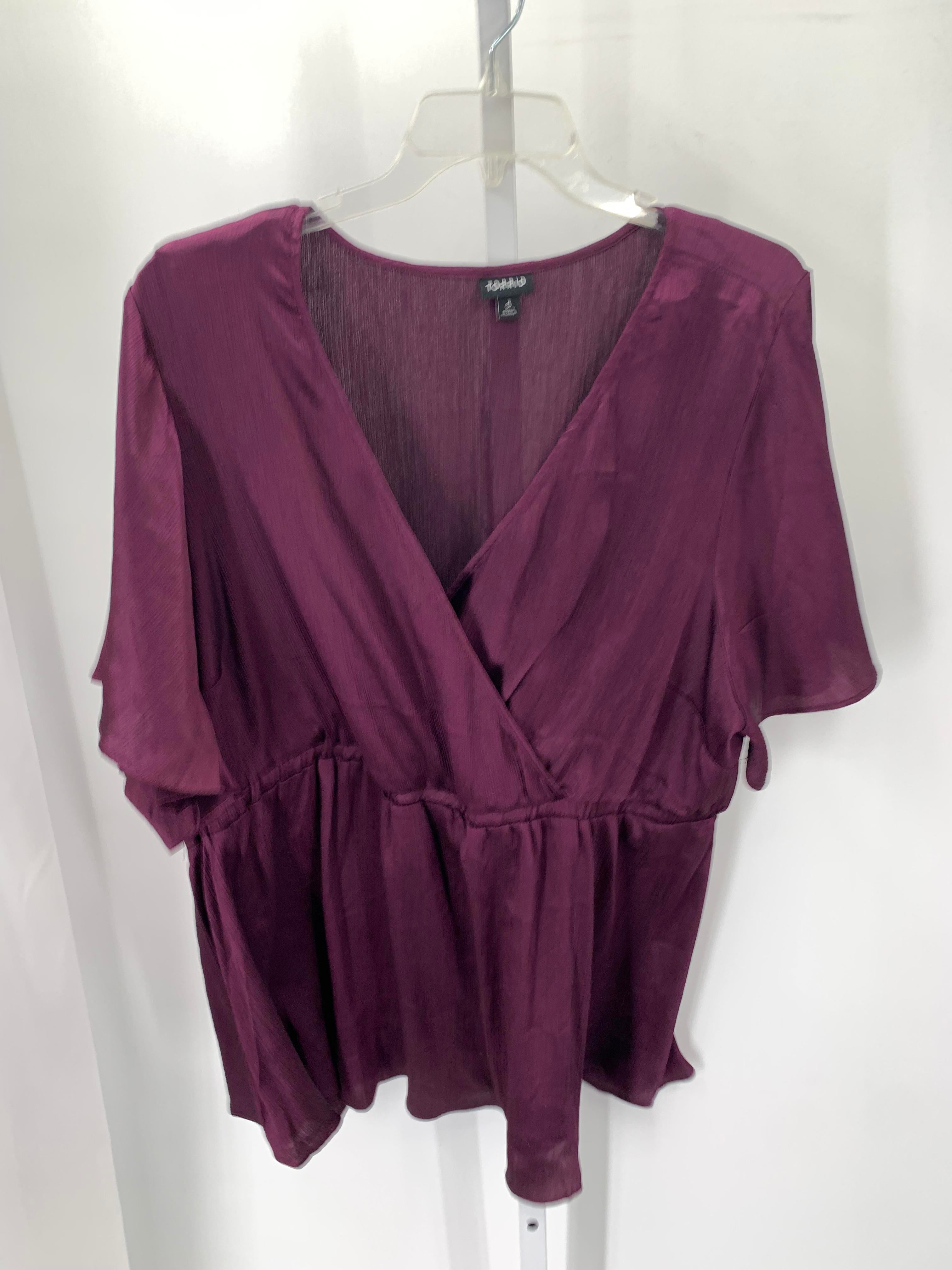 Torrid Size 5X Womens Short Sleeve Shirt