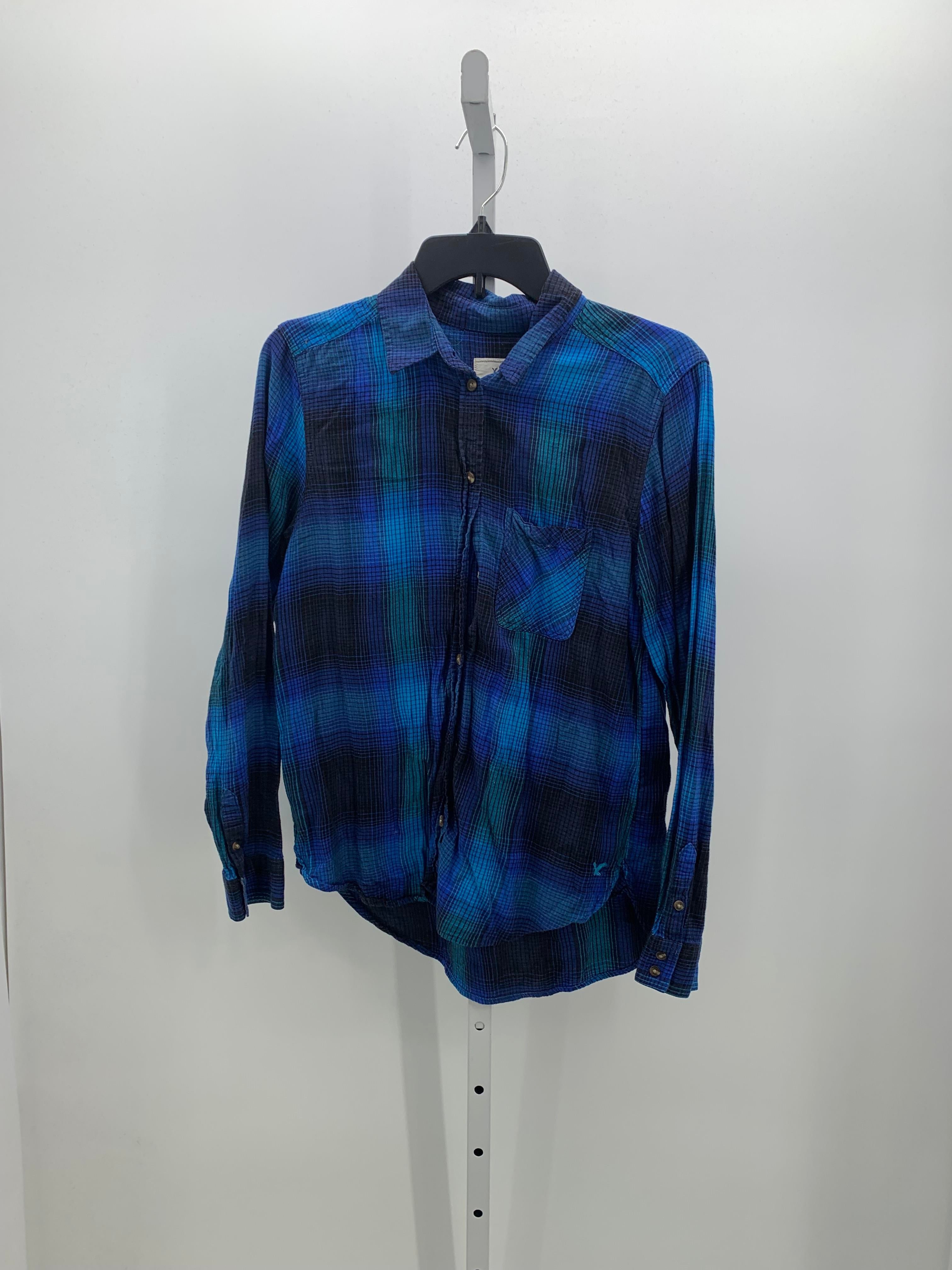 American Eagle Size Medium Juniors Long Sleeve Shirt