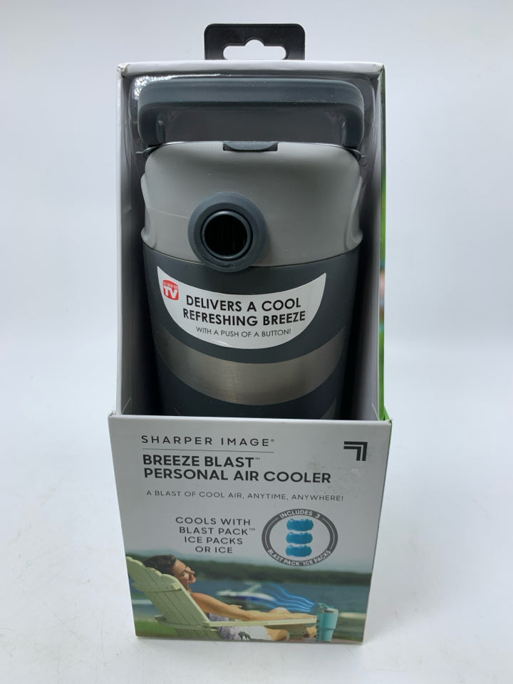 NIP BREEZE BLAST PERSONAL AIR COOLER PORTABLE RECHARGEABLE.