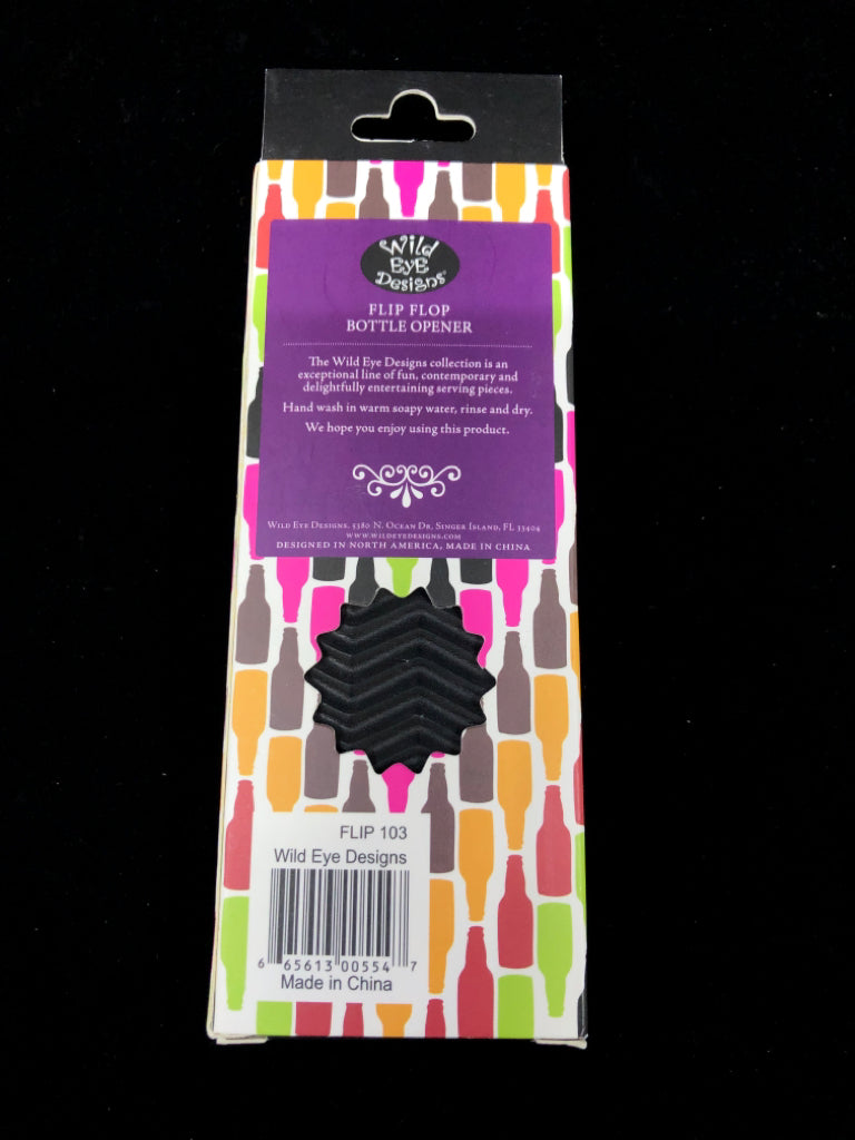 NIB FLIP FLOP BOTTLE OPENER.