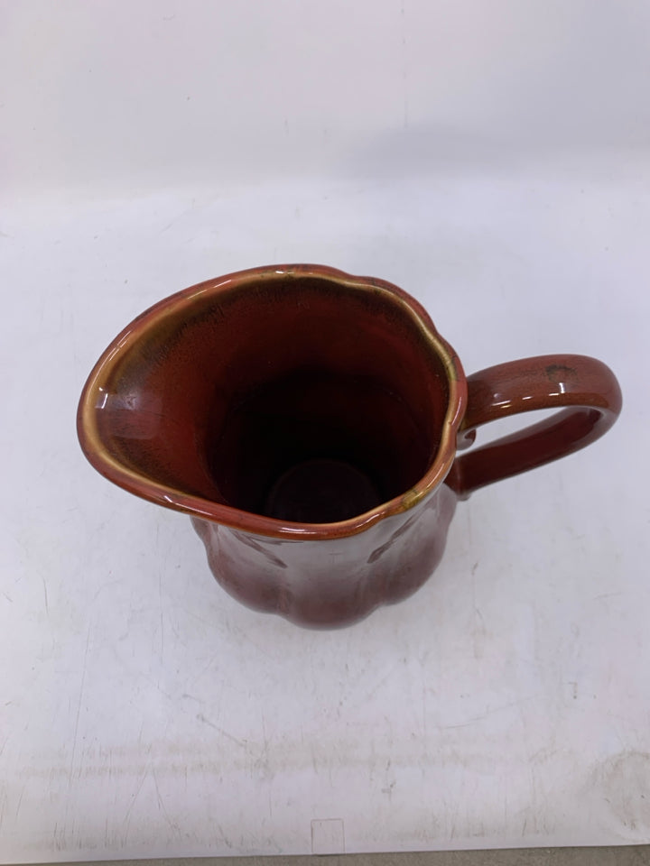 BEADED FOOTED BOTTOM DISTRESSED LOOK PITCHER.