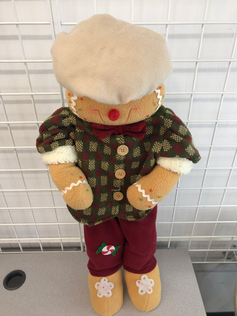 GINGERBREAD MAN STANDING DECOR.