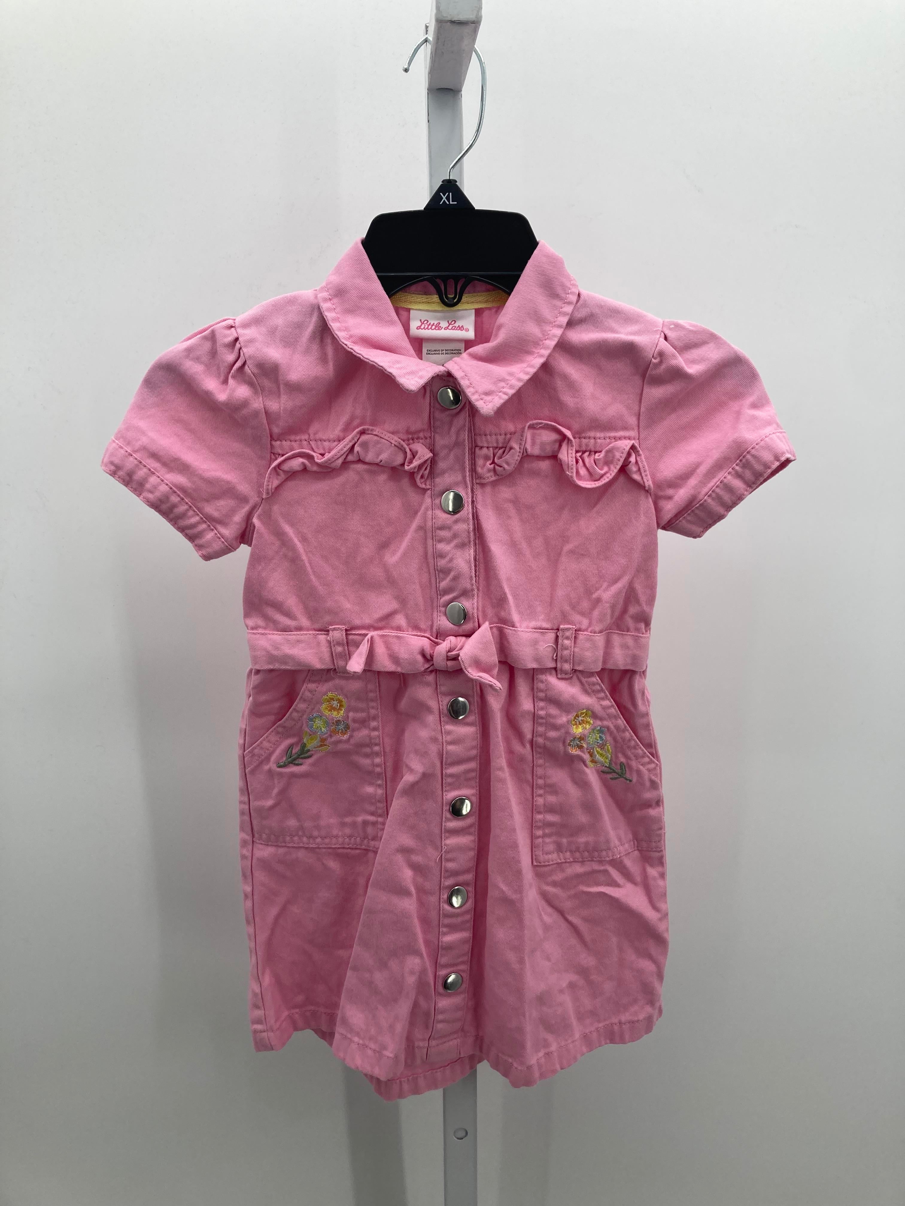 Little Lass Size 5 Girls Short Sleeve Dress