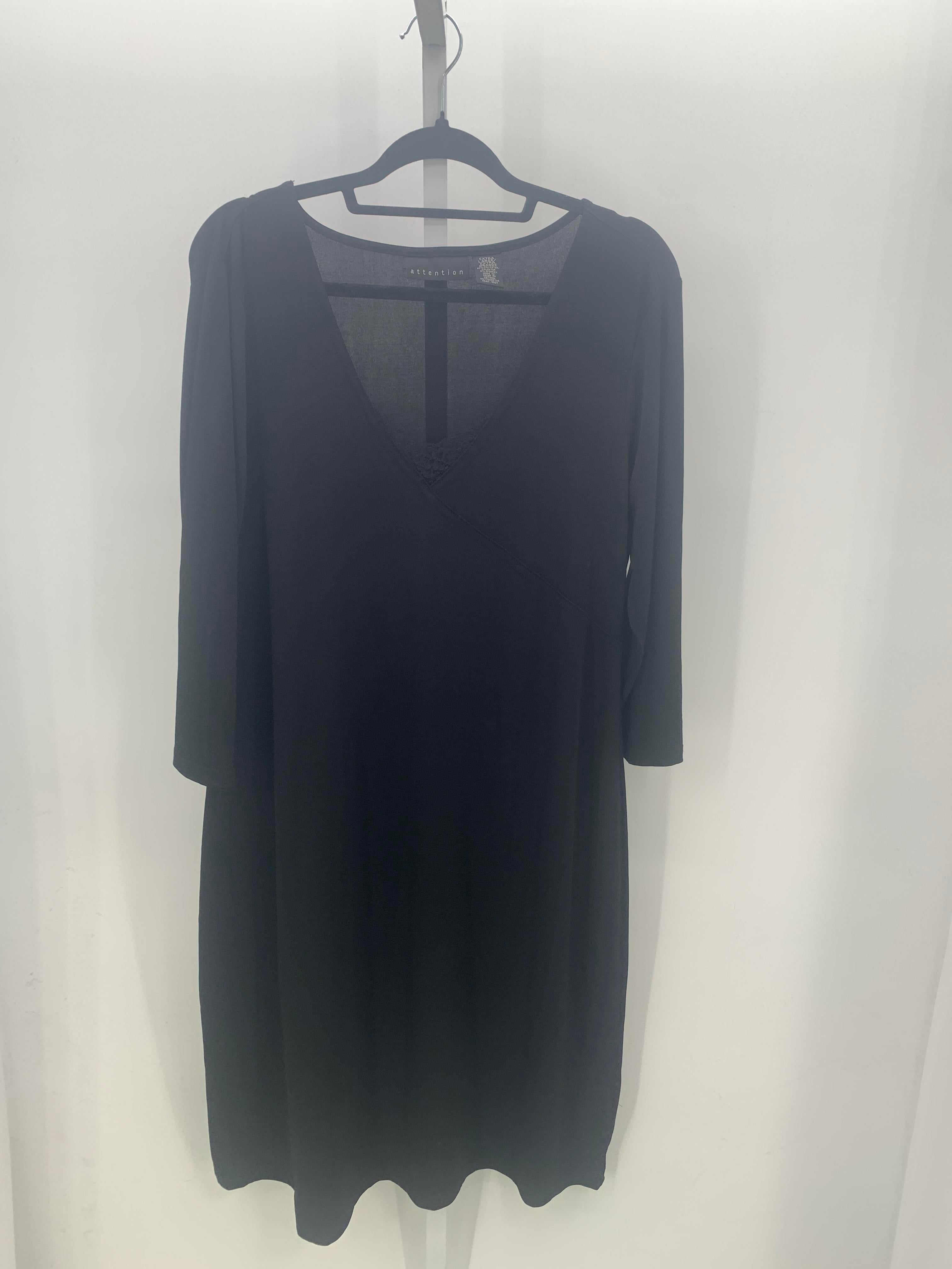 Attention Size Extra Large Misses 3/4 Sleeve Dress