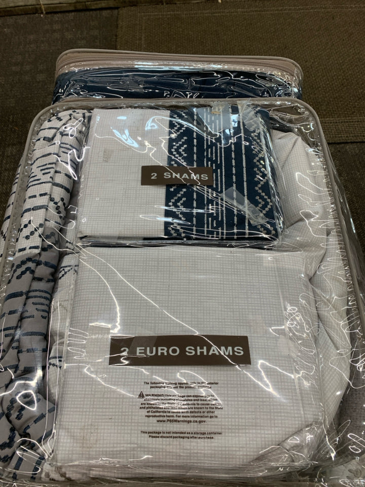 NIP 10PC KING BED SET.