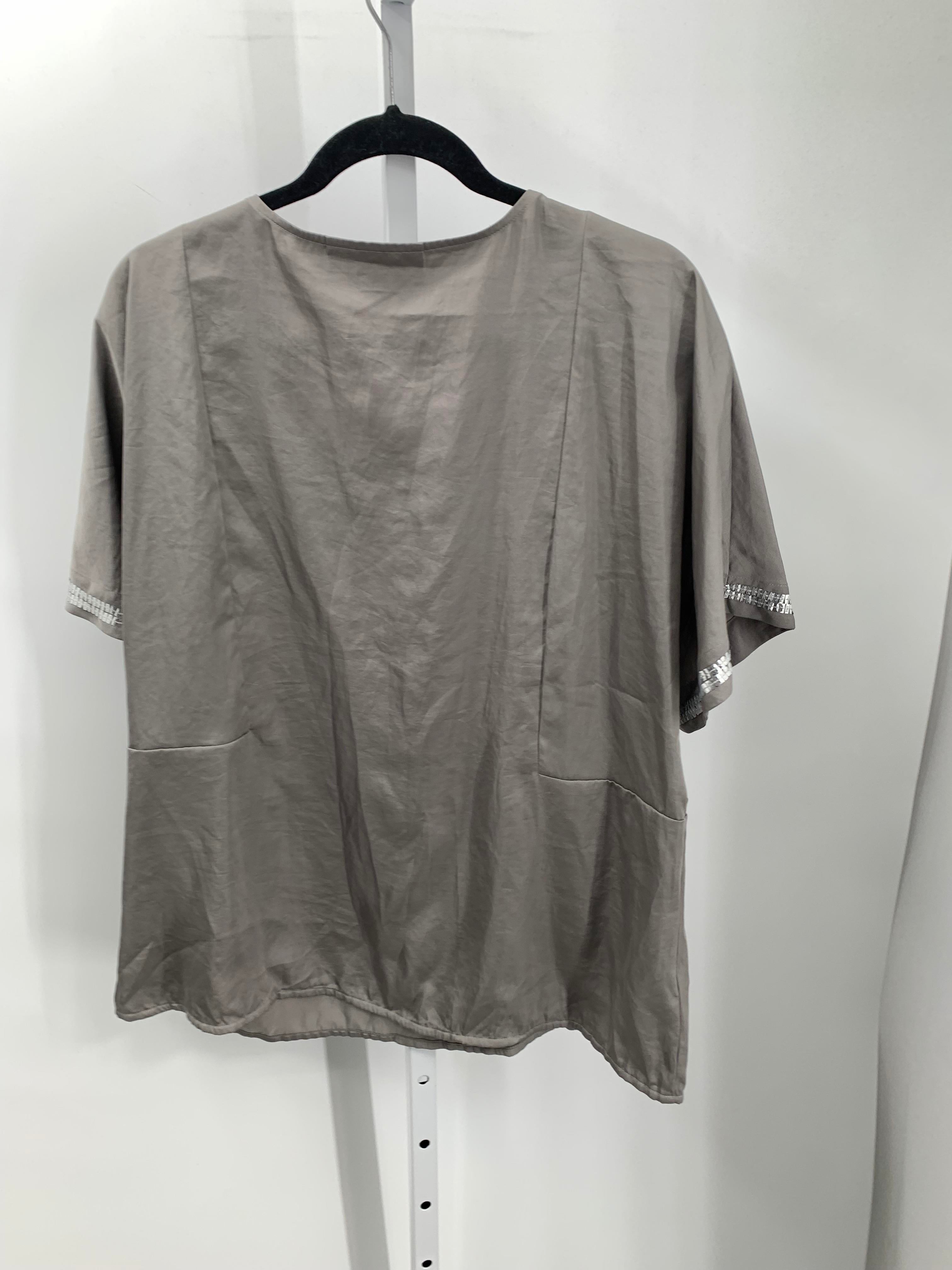 Loft Size Extra Large Misses Short Sleeve Shirt