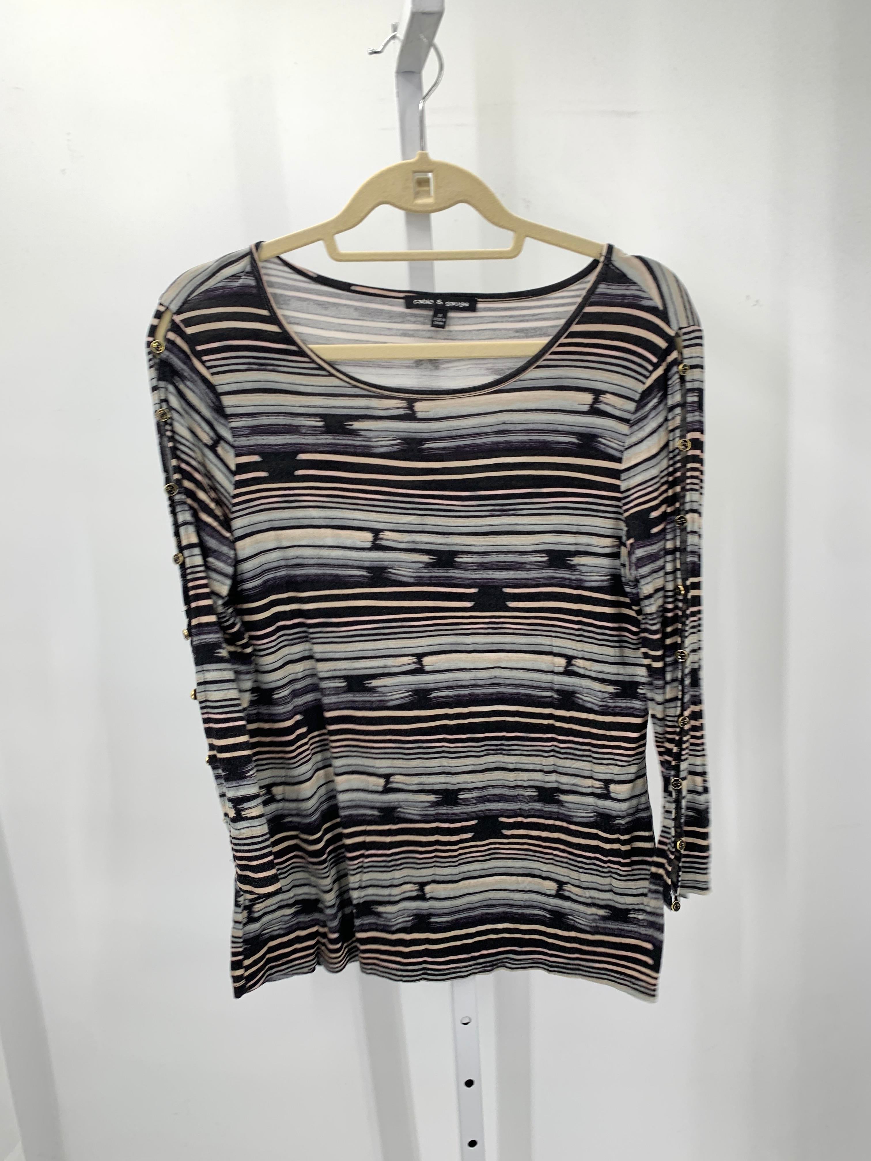 Cable & Gauge Size Medium Misses 3/4 Sleeve Shirt