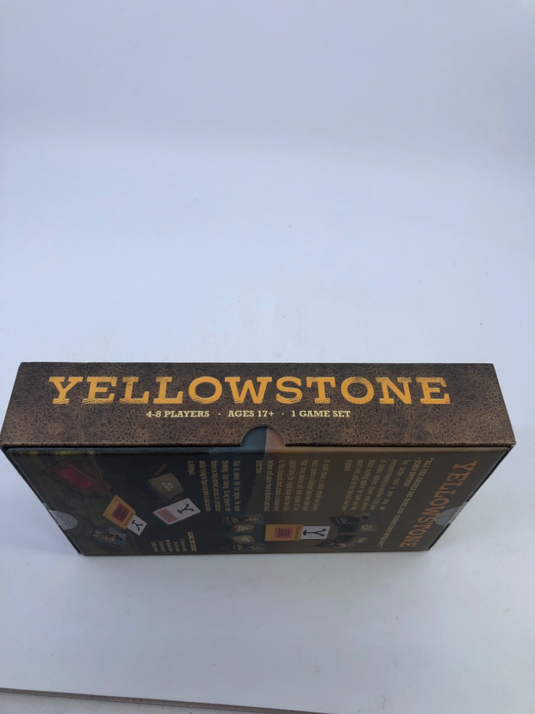 NIB YELLOWSTONE A GAME OF LOYALTY DECEPTION GAME.