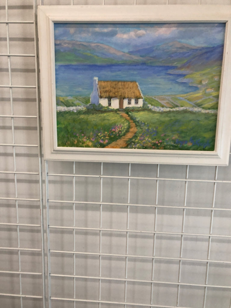 PASTEL COTTAGE WALL ART.