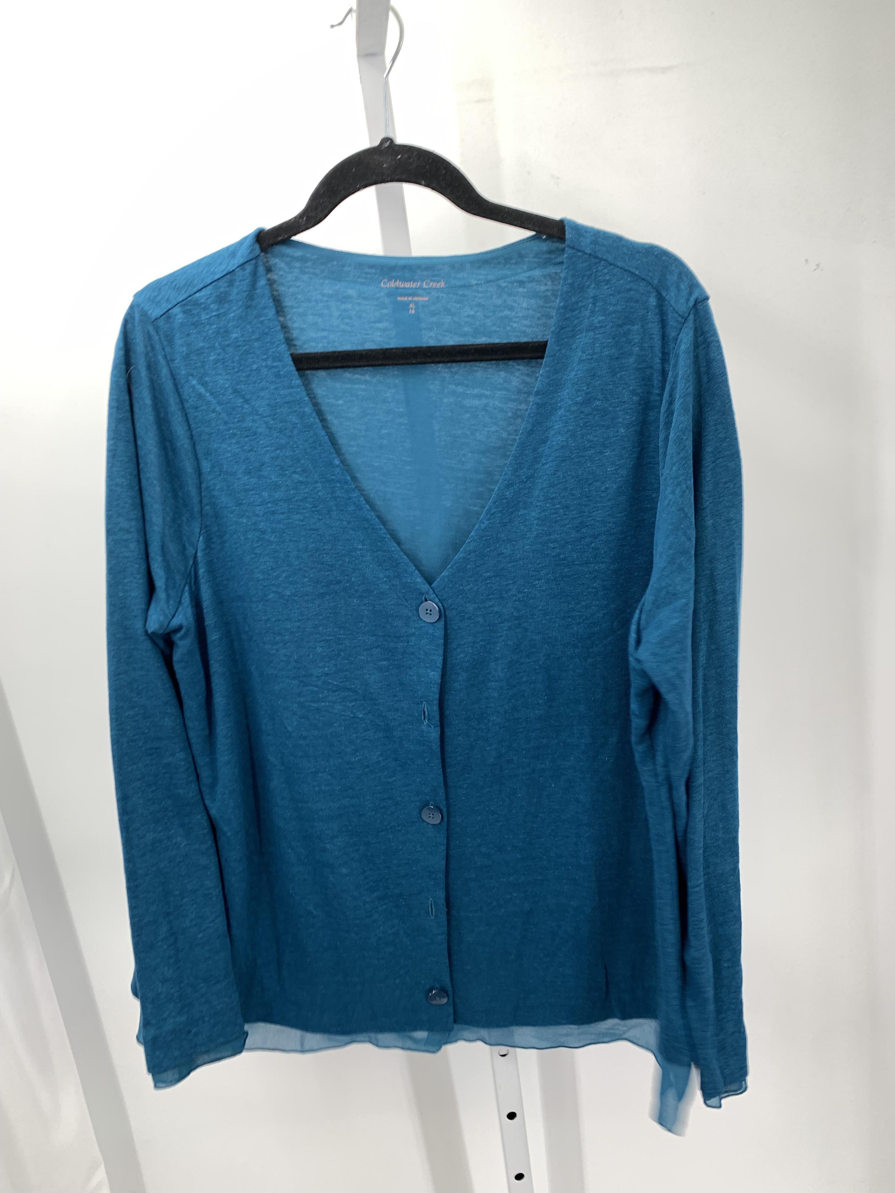 Coldwater Creek Size Extra Large Misses Long Sleeve Shirt