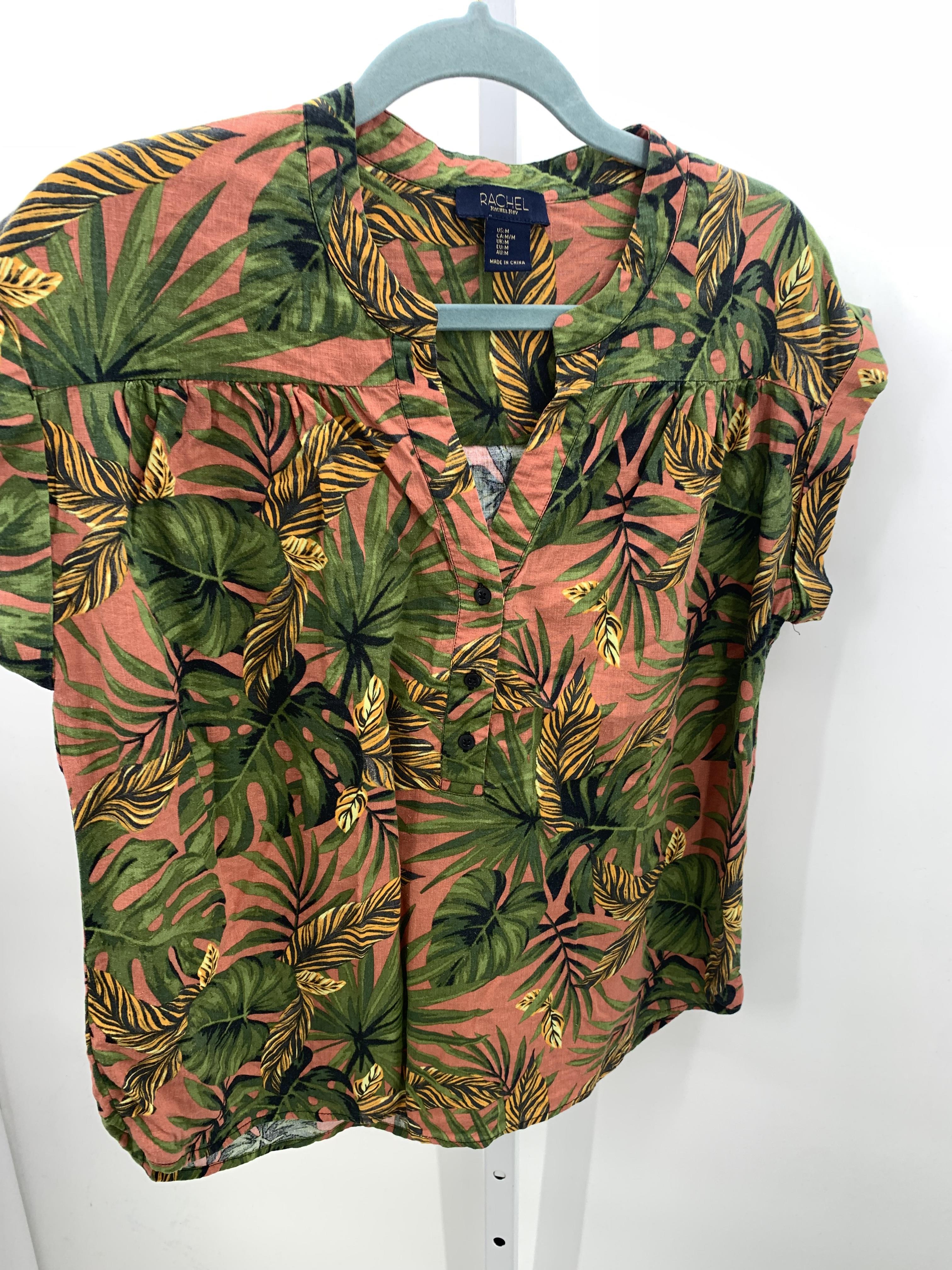 Rachel Roy Size Medium Misses Short Sleeve Shirt