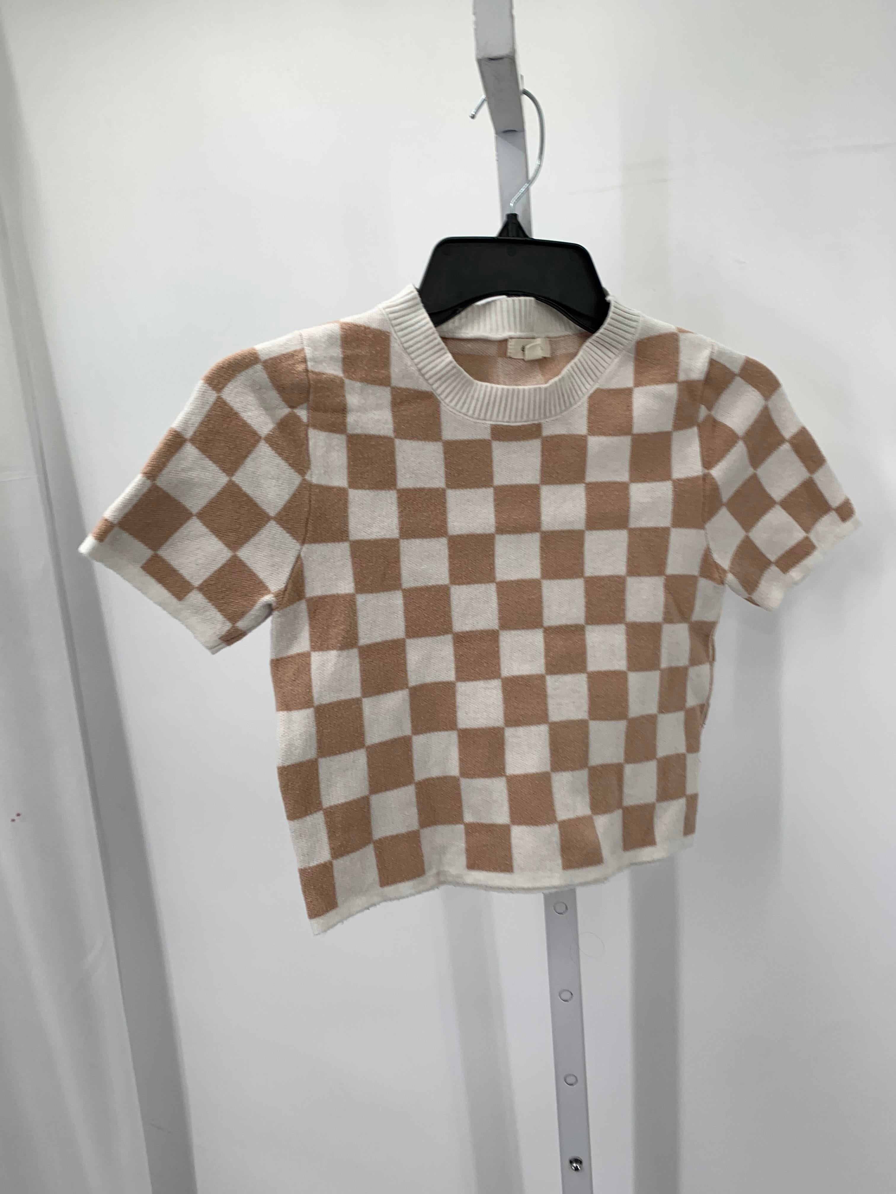 Debut Size Small Juniors Short Sleeve Sweater