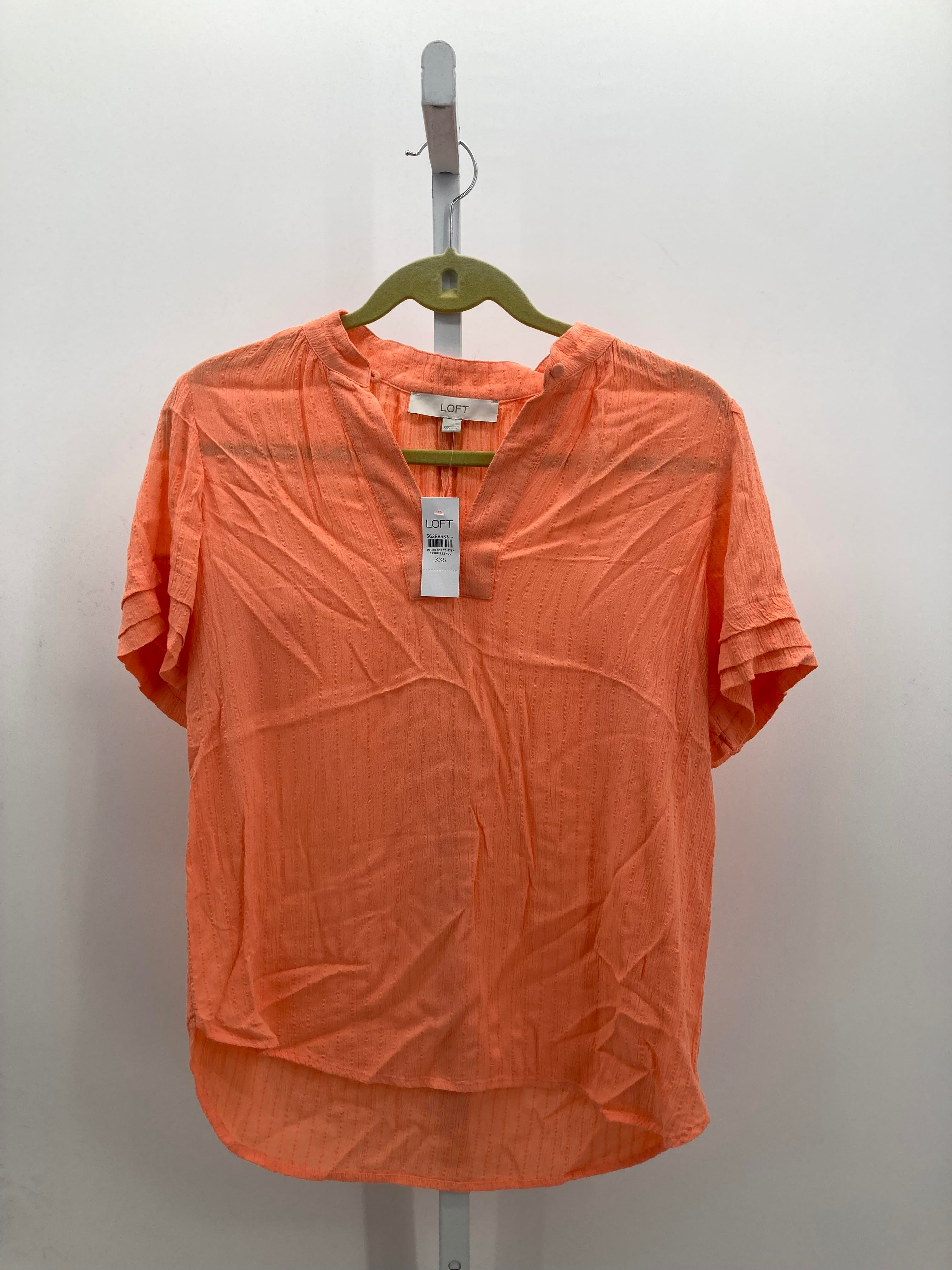 Loft Size XX Small Misses Short Sleeve Shirt
