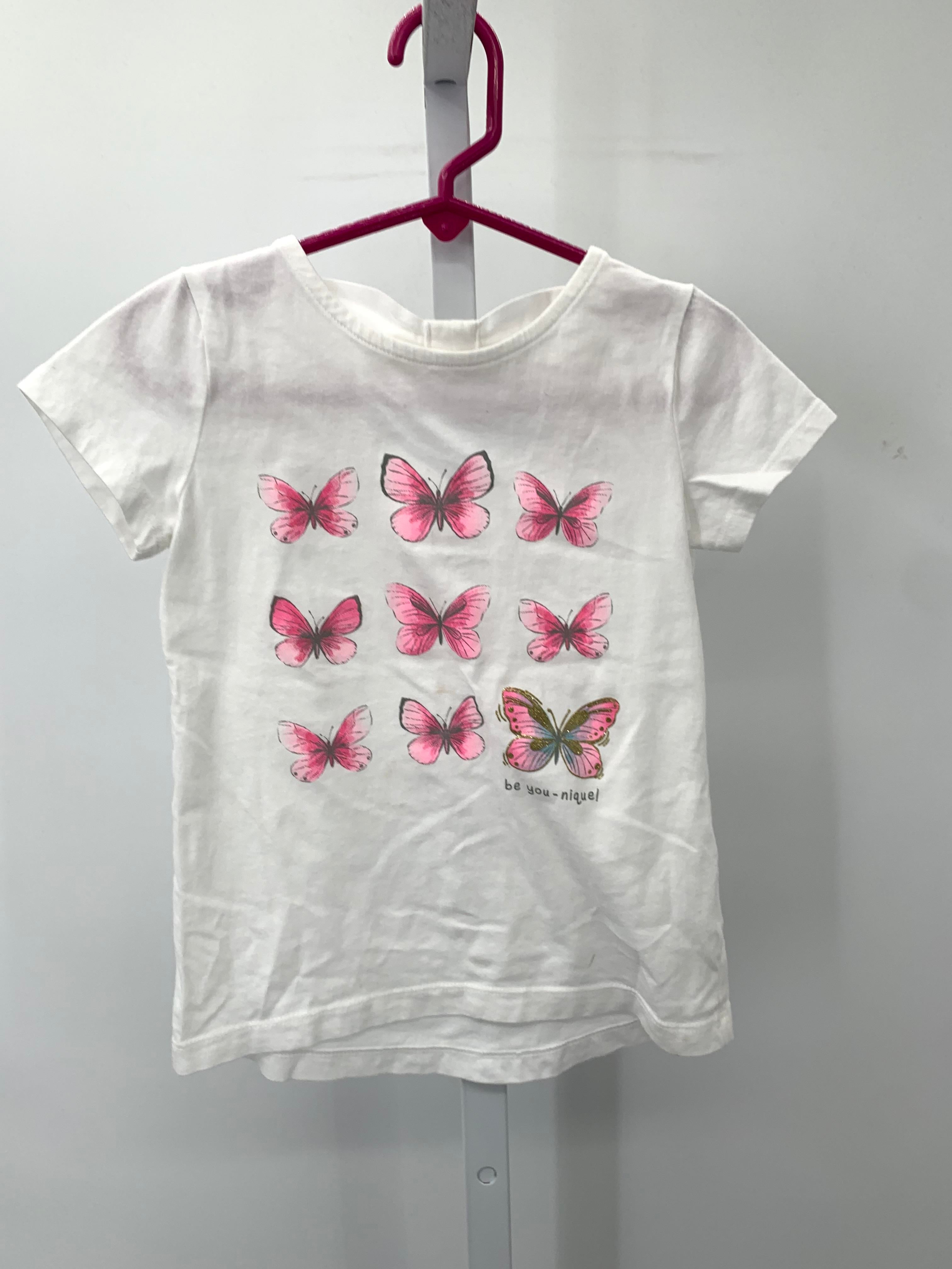 Carters Size 4T Girls Short Sleeve Shirt