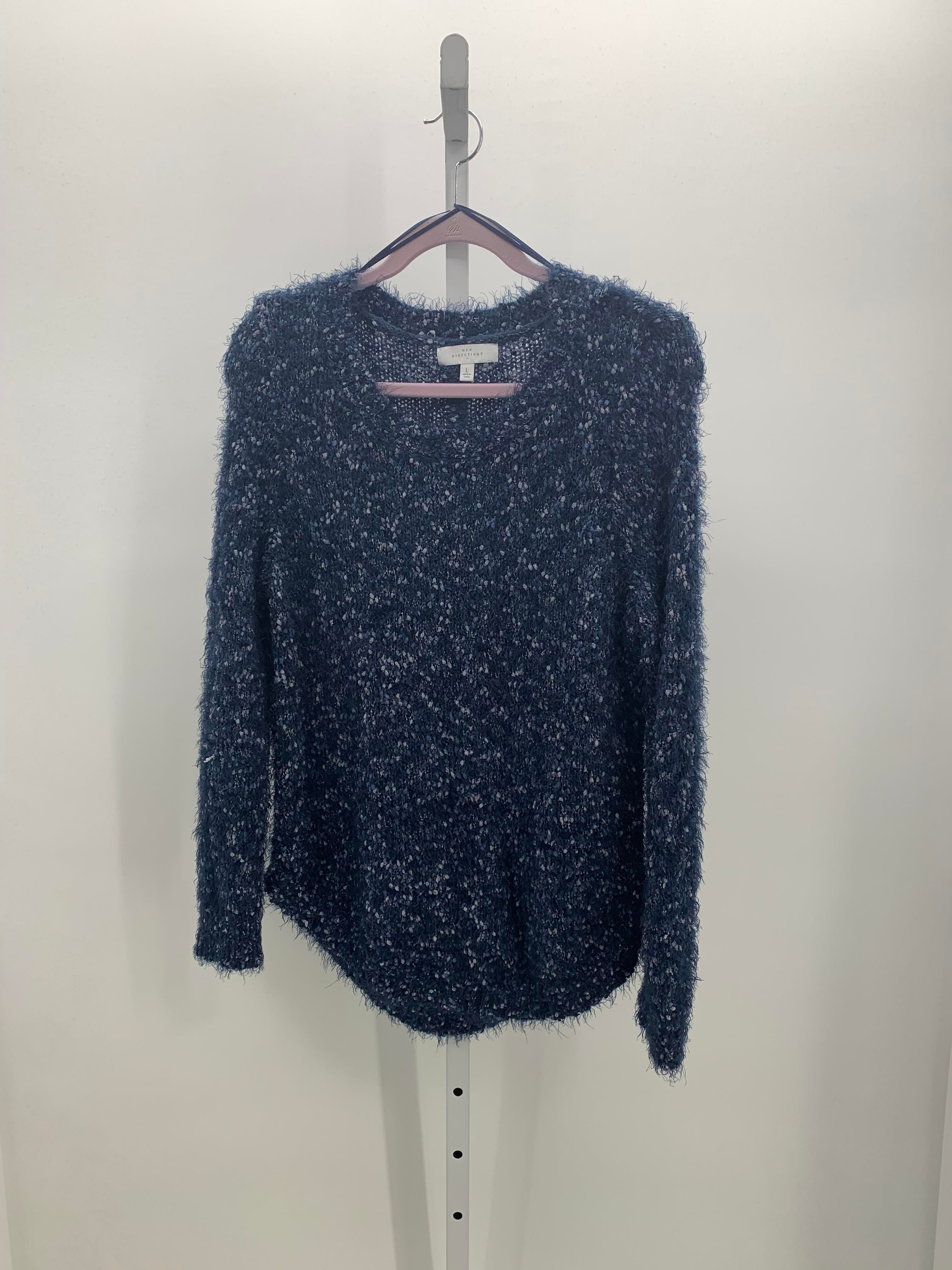 New Direction Size Large Misses Long Slv Sweater