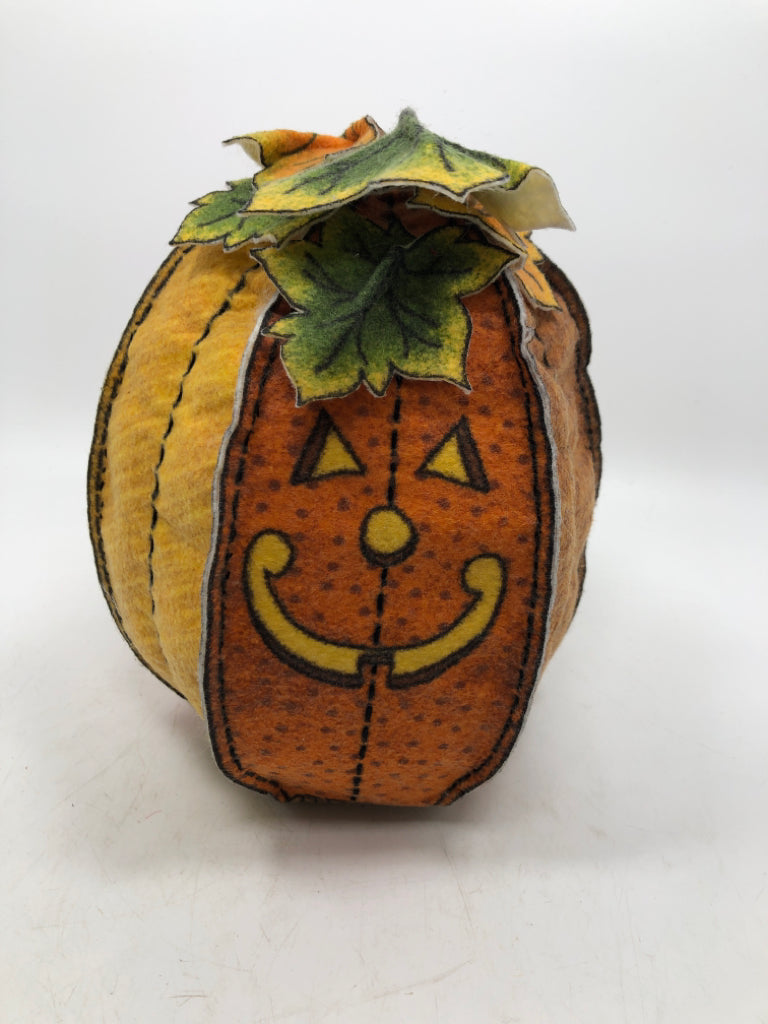 FELT WEIGHTED JACKO LANTERN.