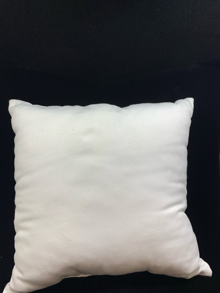 'BELIEVE' CARDINAL IN TREE FABRIC PILLOW.