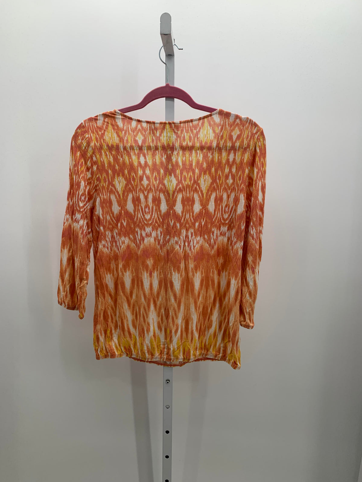 Chico's Size Small Misses 3/4 Sleeve Shirt