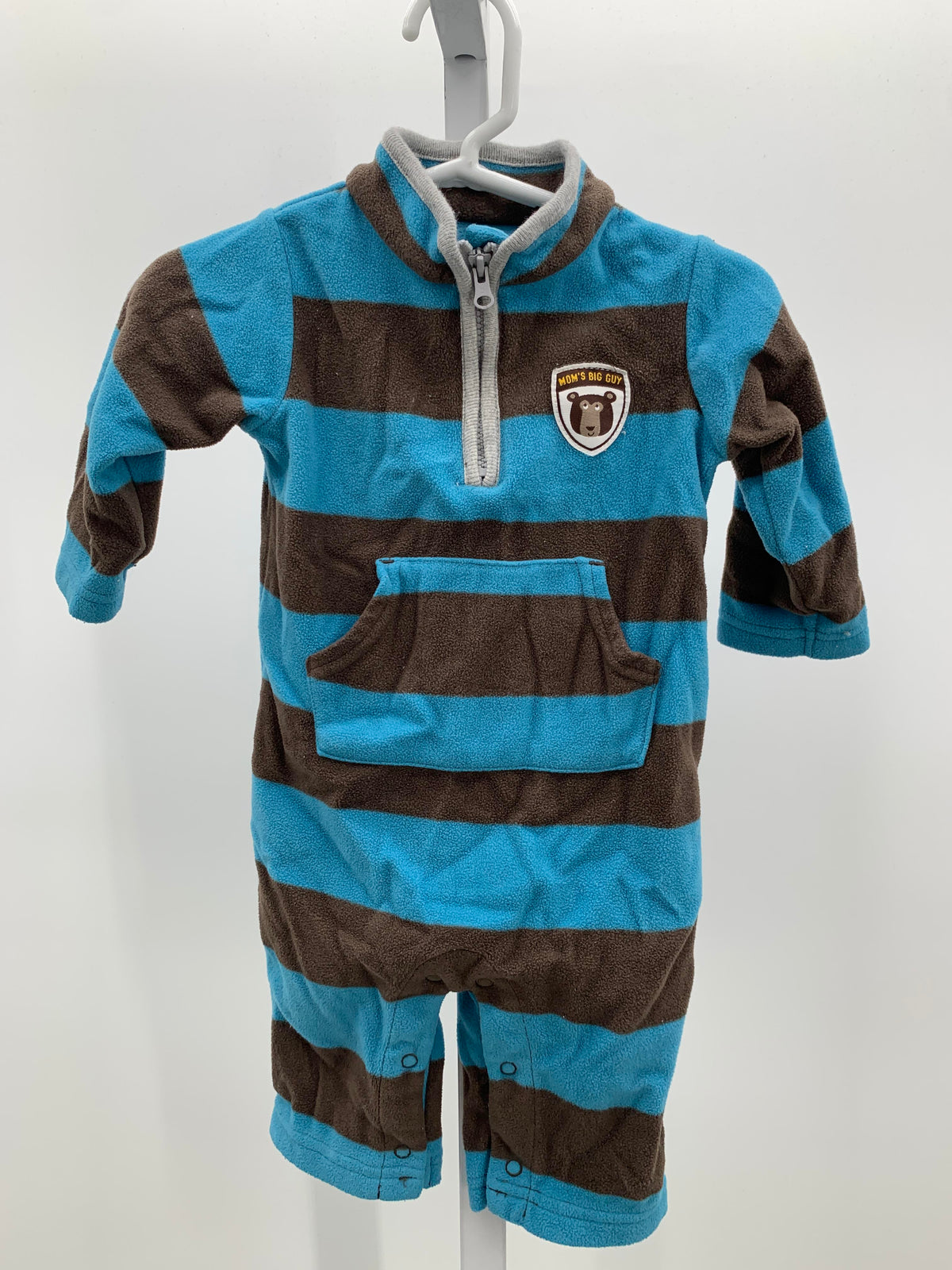BROWN STRIPES FLEECE