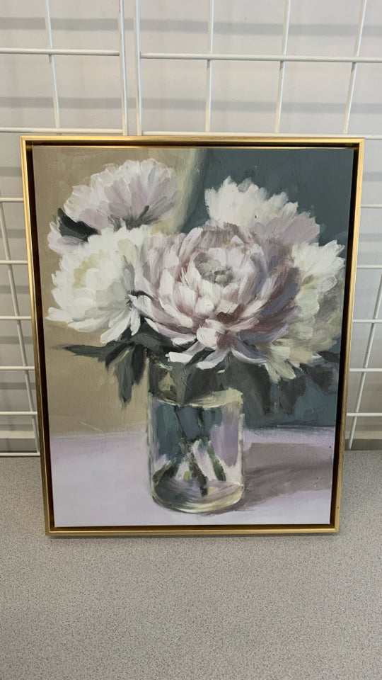 ARTISTIC PAINTED FLOWER PRINT.