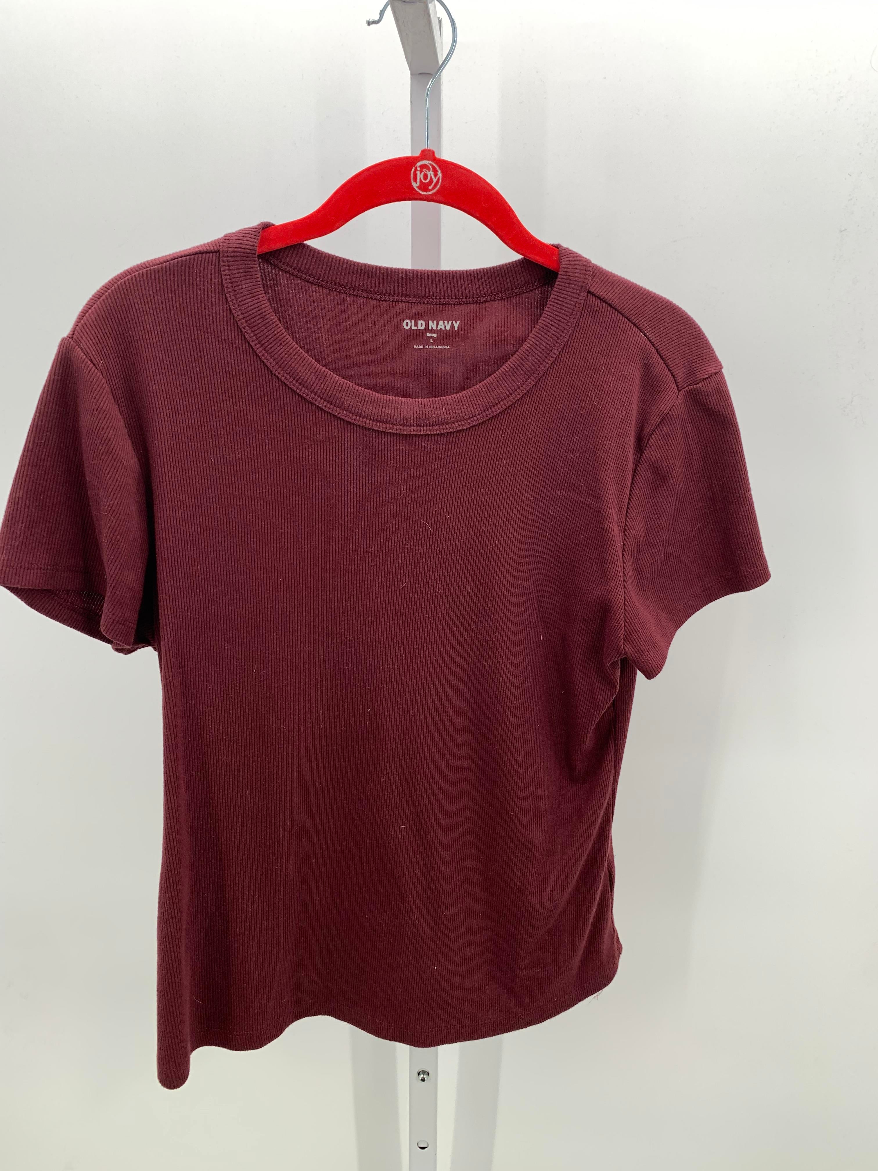 Old Navy Size Large Misses Short Sleeve Shirt