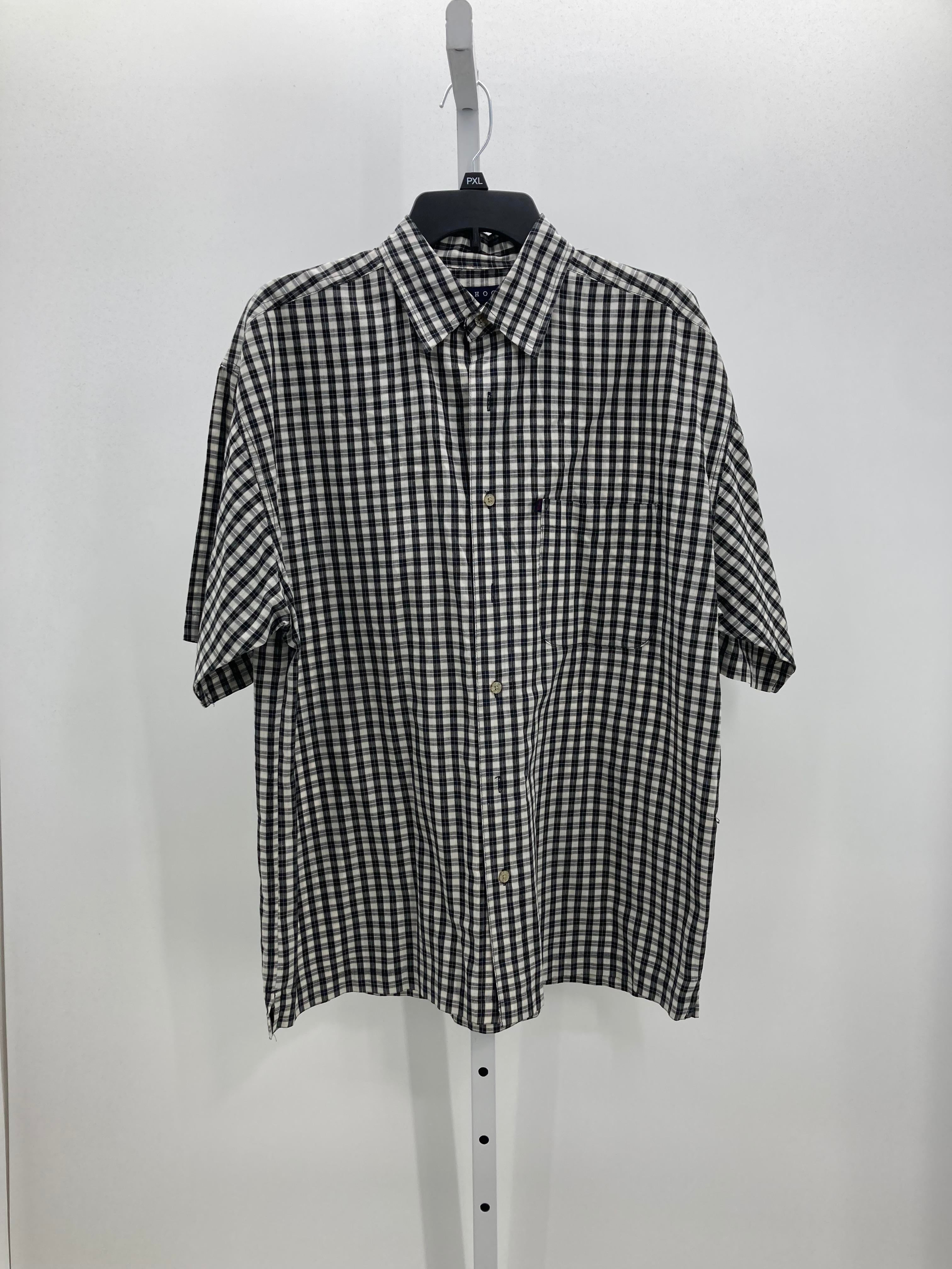 PLAID BTN DOWN