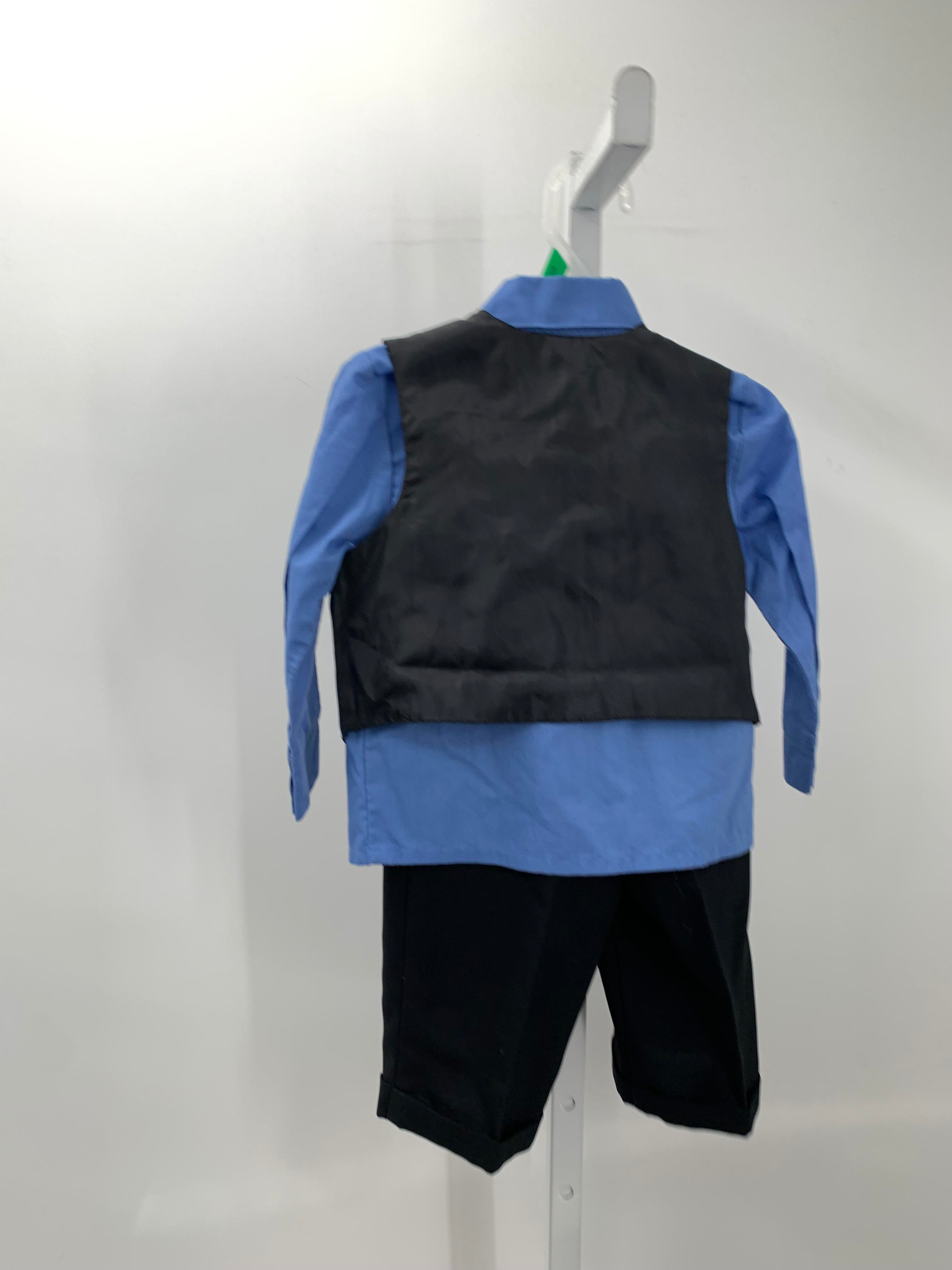 VEST TIE LONG SLV SHIRT AND PANTS.