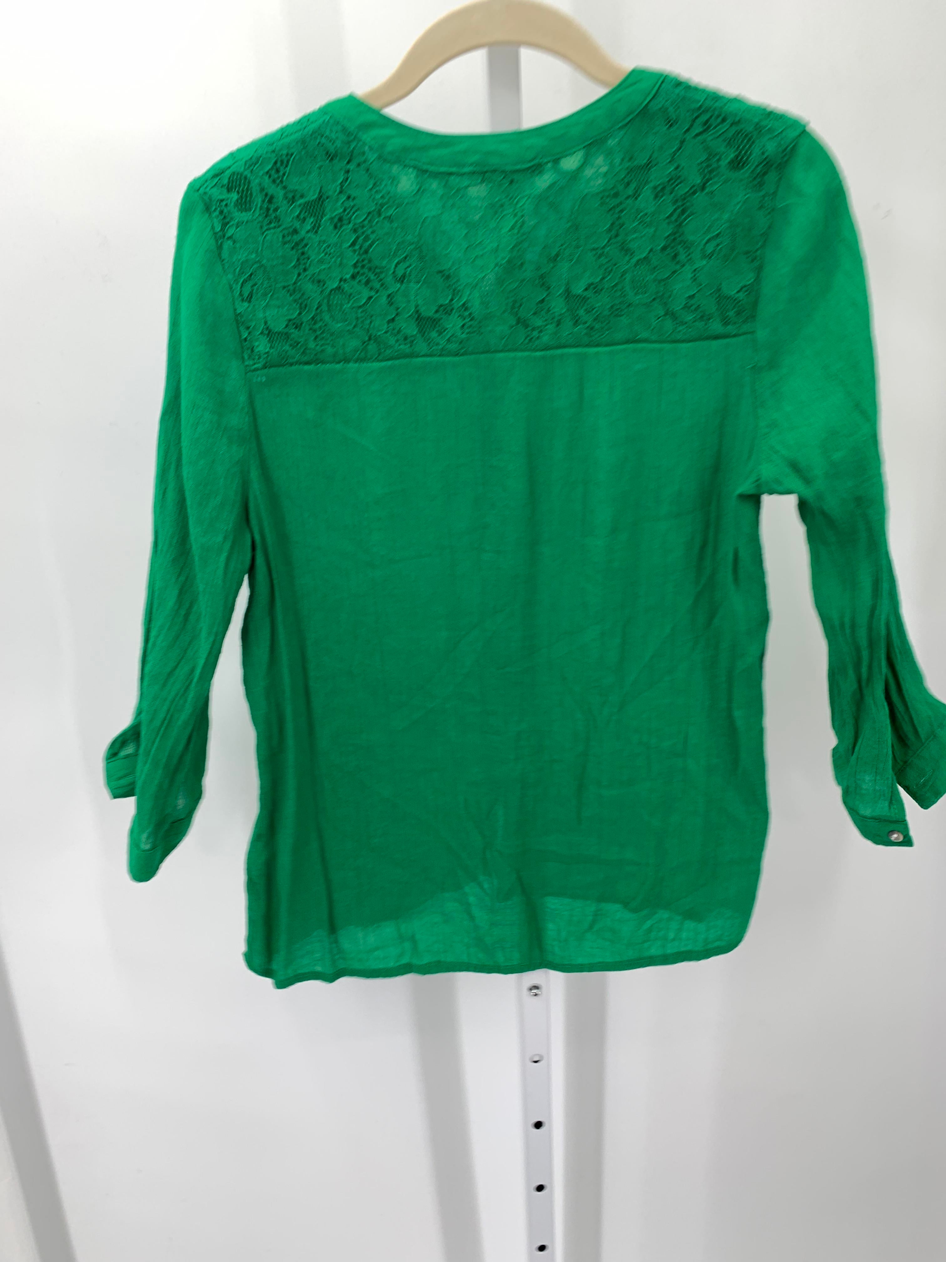 Notations Size Large Petite Petite 3/4 Sleeve Shirt