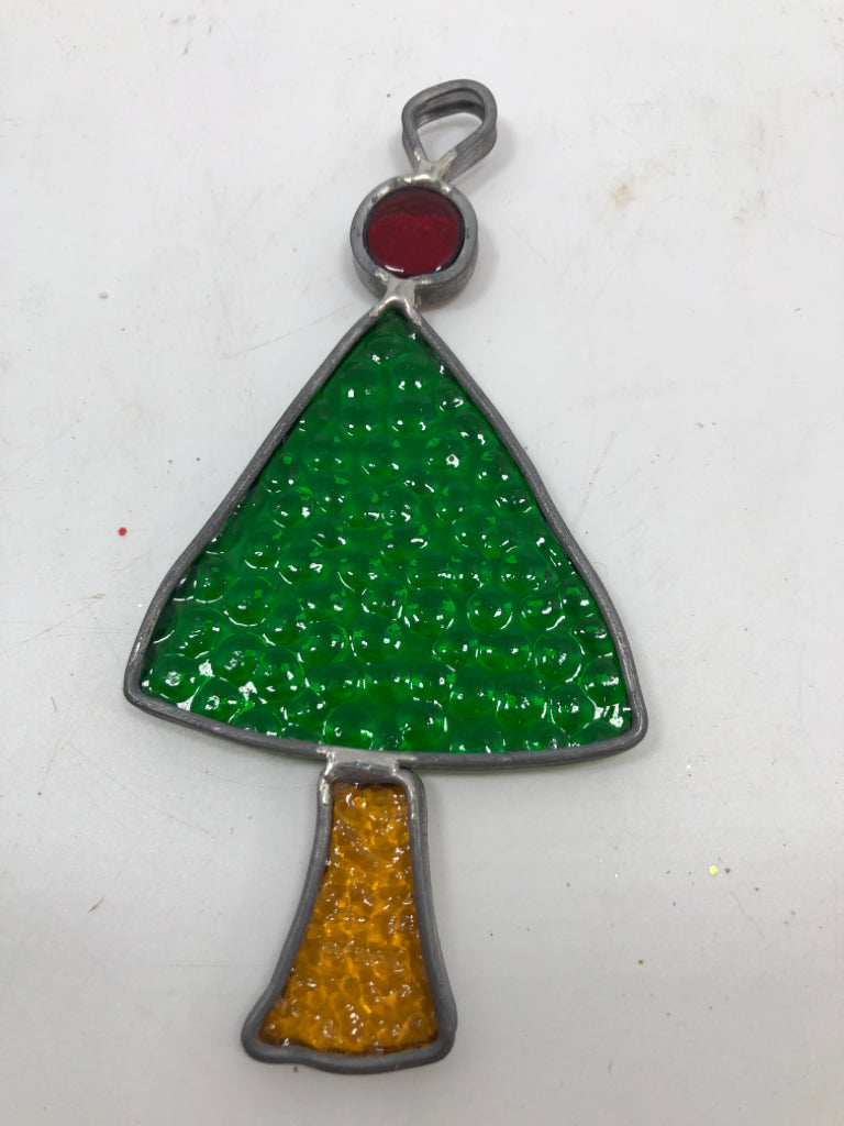 STAINED GLASS TREE.
