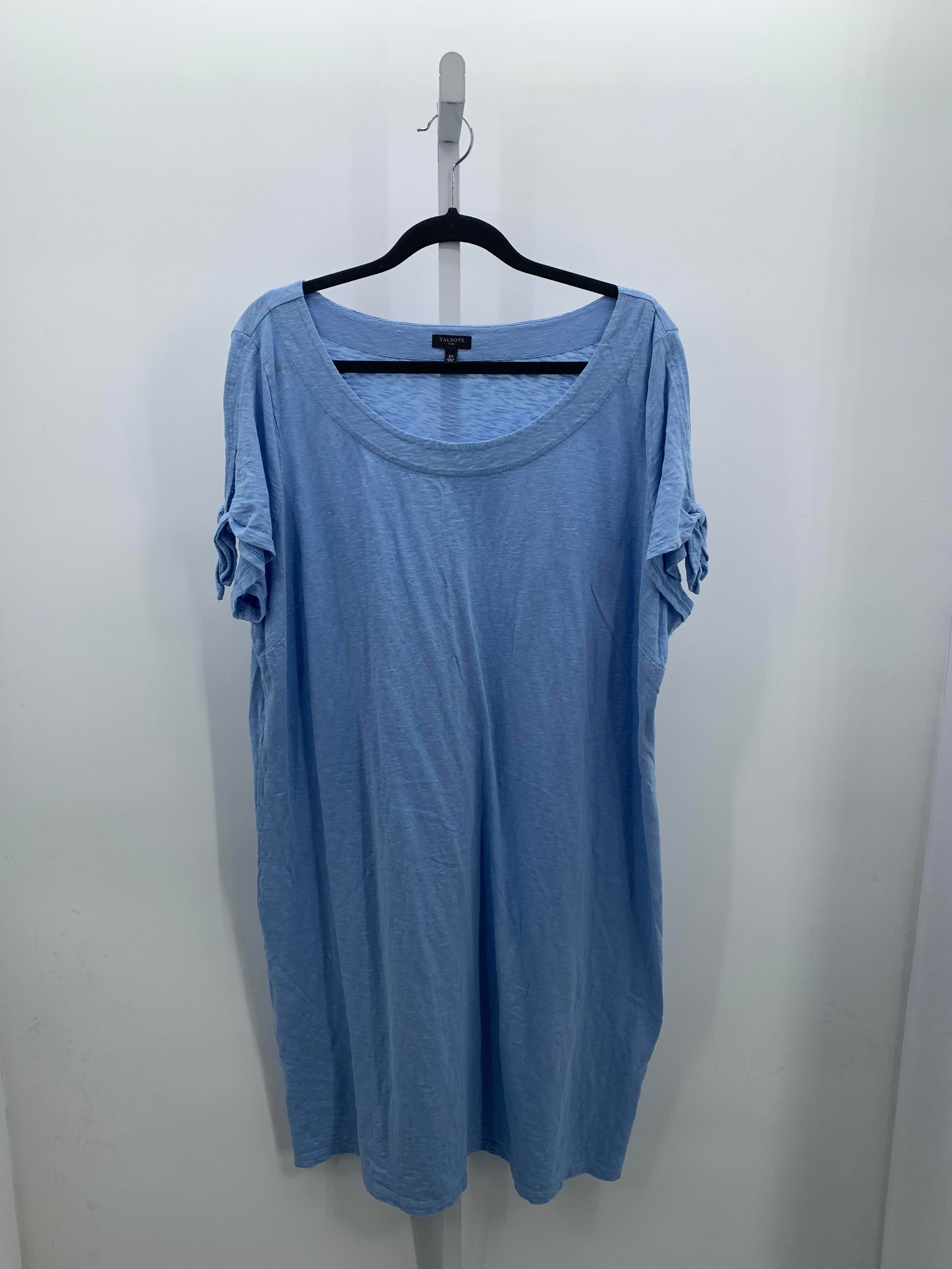 Talbots Size 2X Womens Short Sleeve Dress
