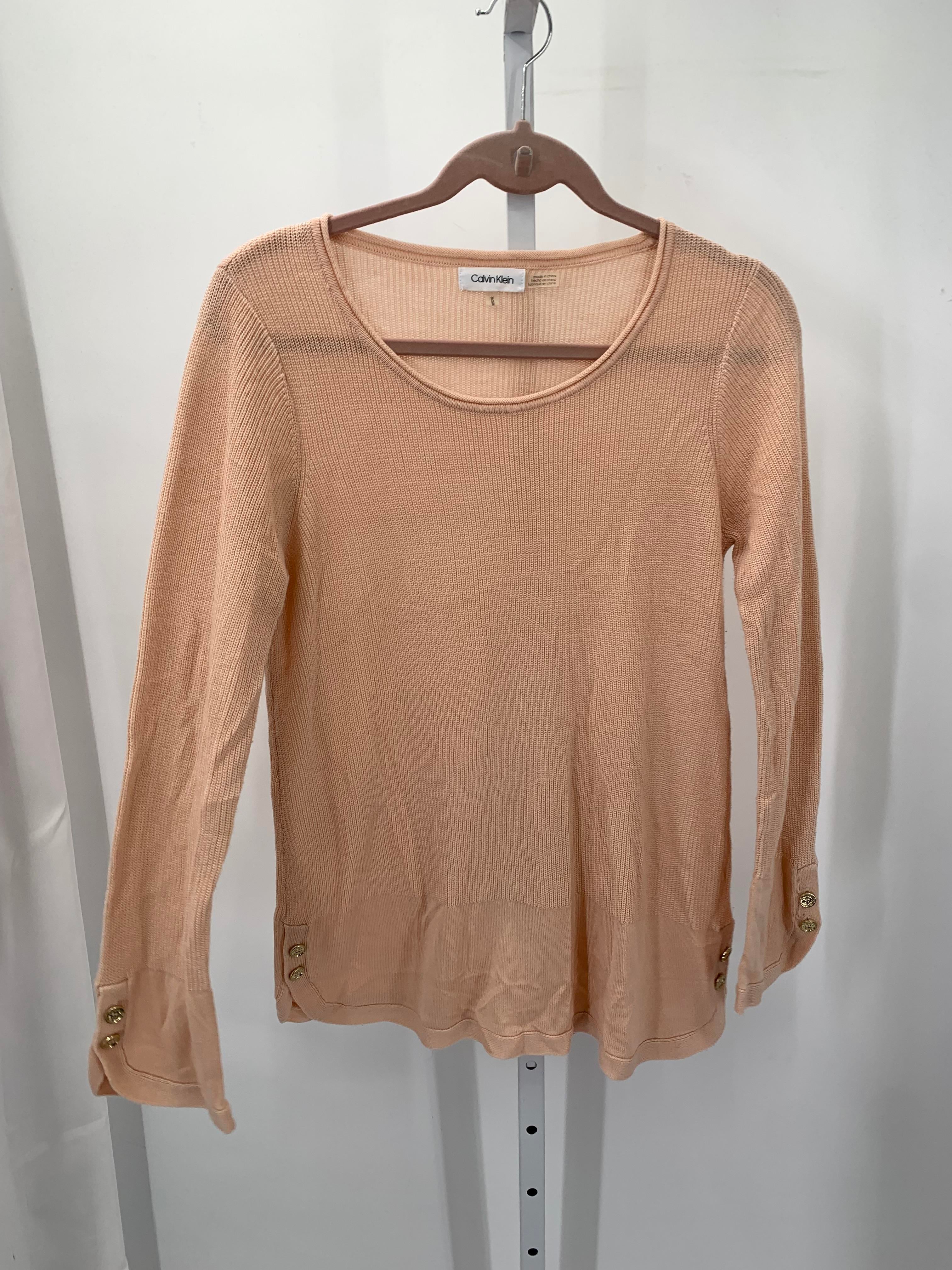 Calvin Klein Size Medium Misses Long Slv Sweater