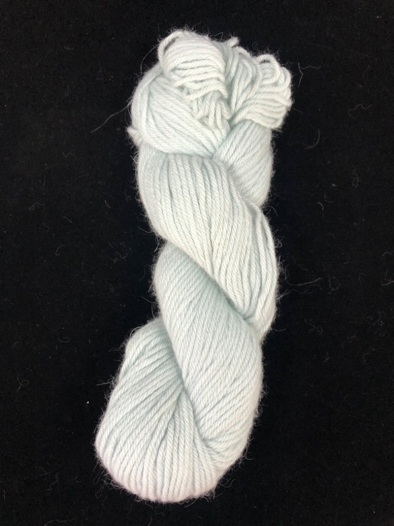 LT BLUE LUSH ANGORA WOOL YARN.