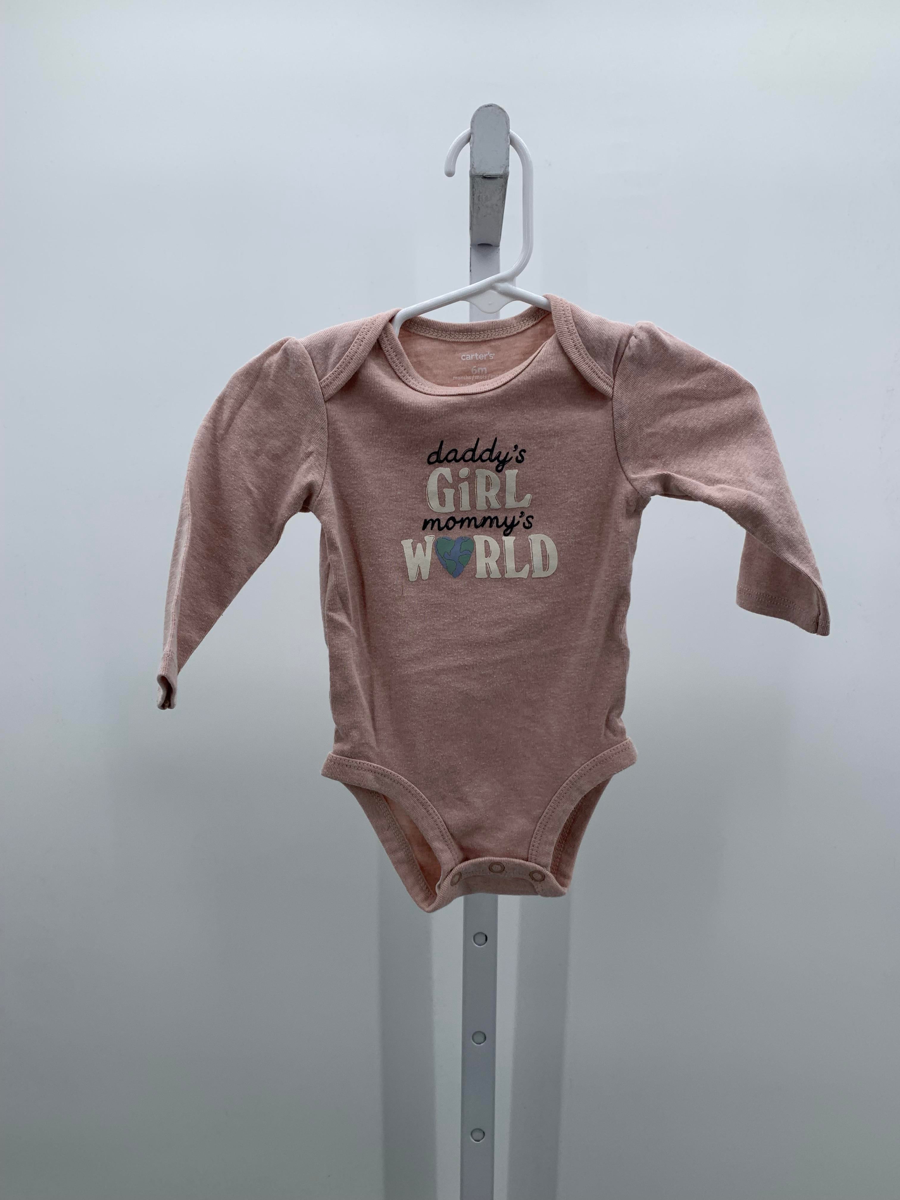 Carters Size 6 Months Girls Long Sleeve Shirt