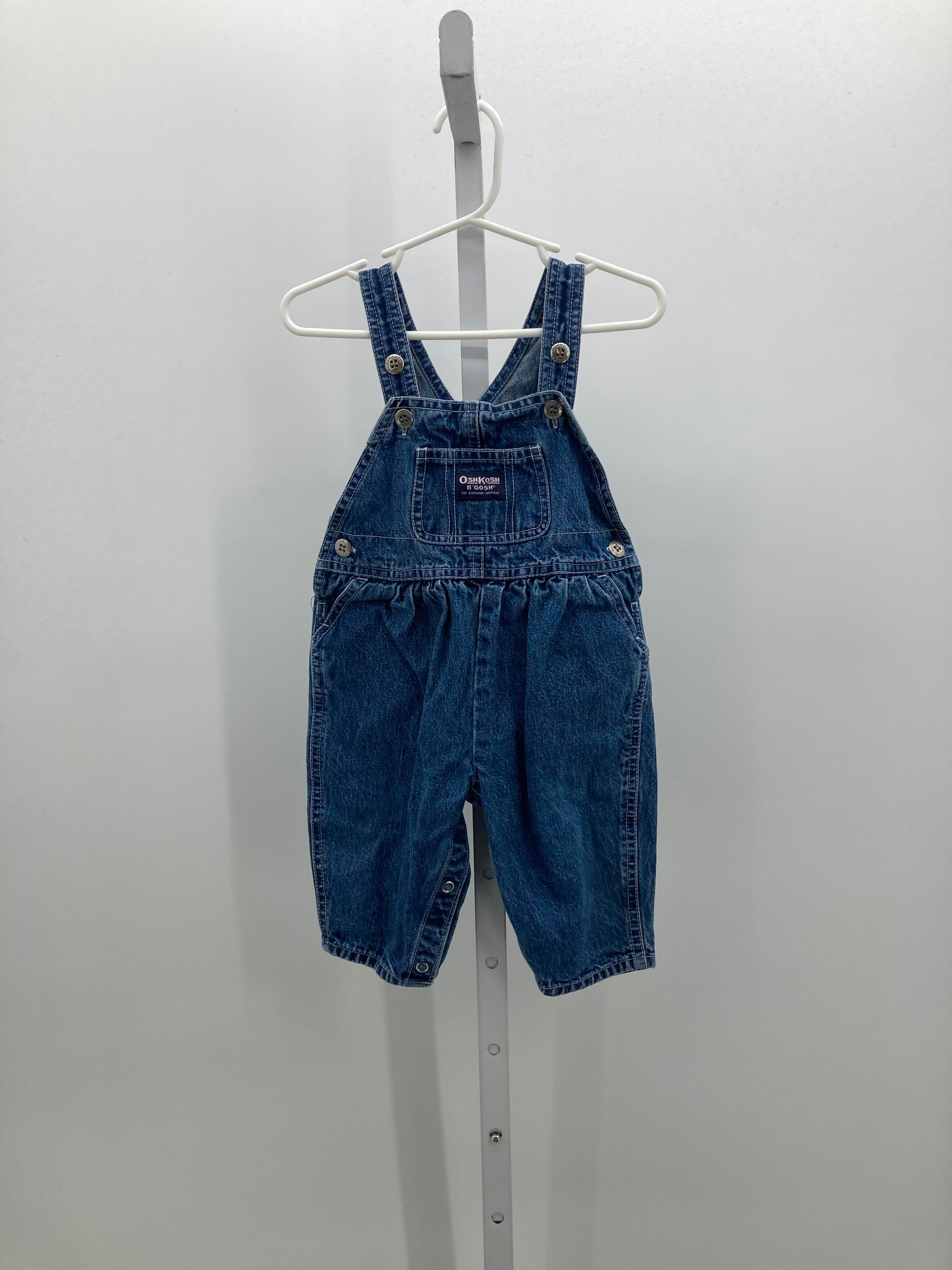 Osh Kosh Size 6-9 mon Girls Overalls