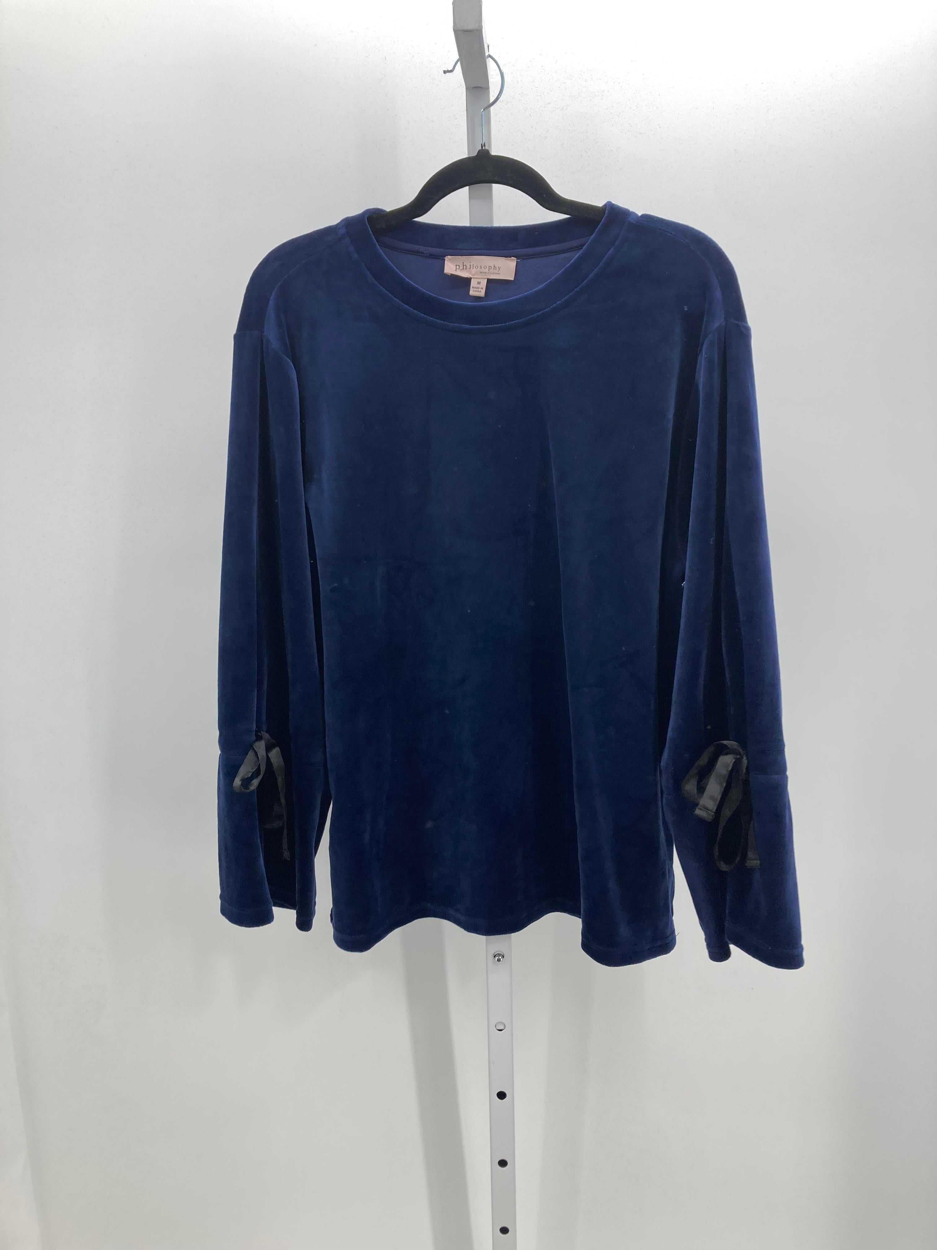philosophy Size Medium Misses Long Sleeve Shirt