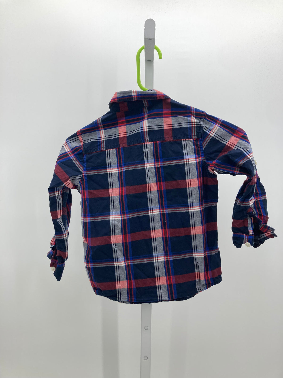 RED WHITE PLAID