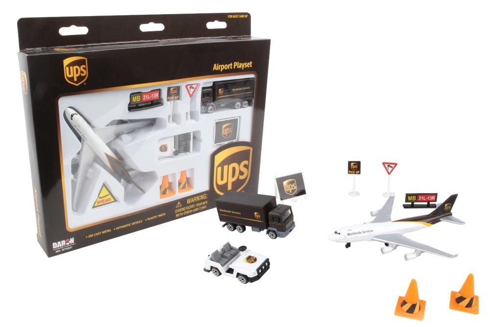 New - UPS Airport Play Set