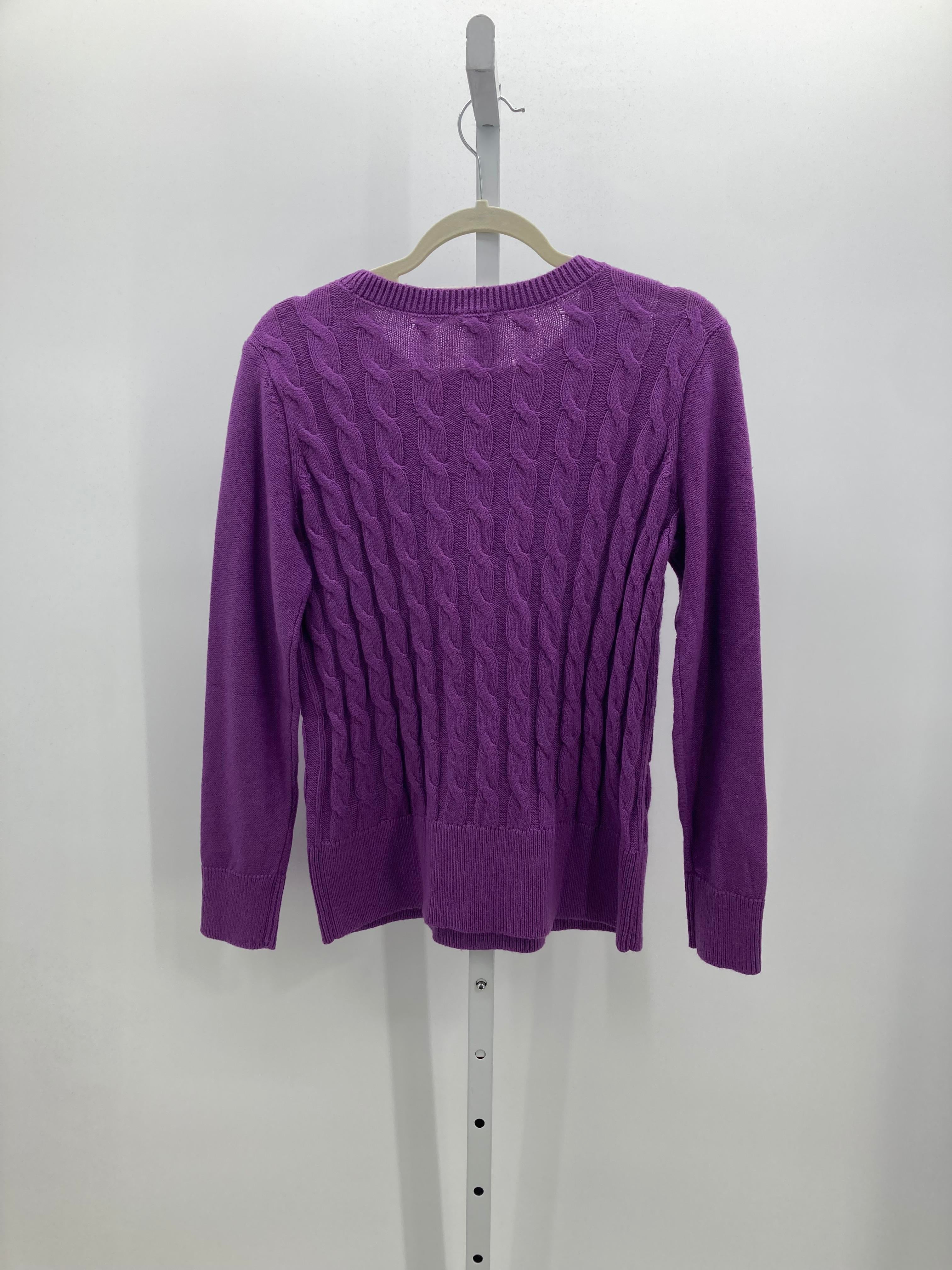Talbots Size Medium Petite Petite Long Slv Sweater