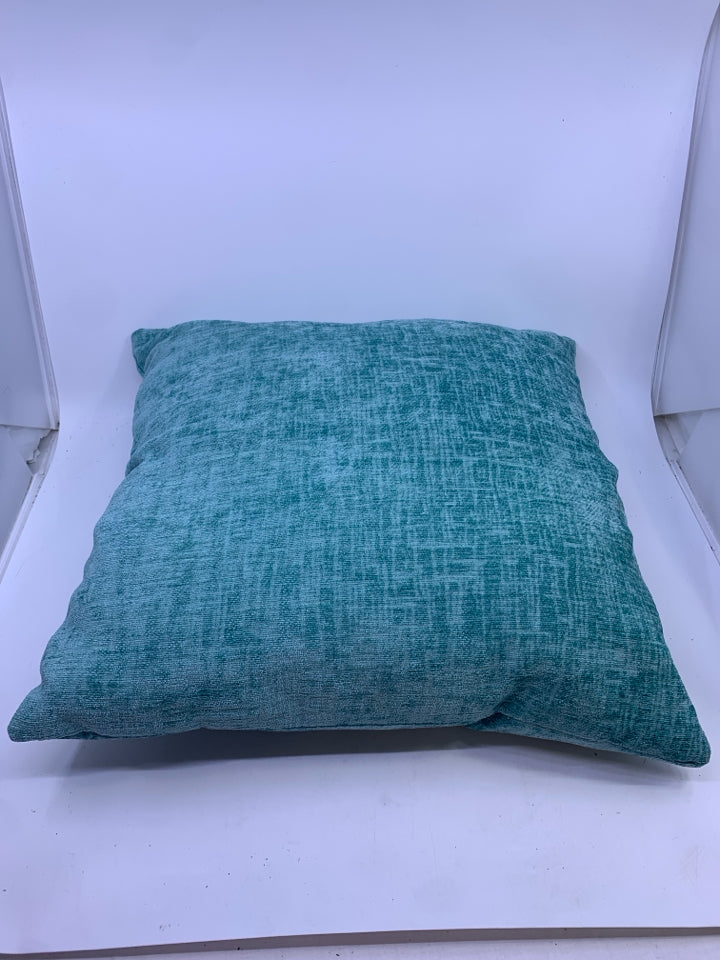 TEAL PILLOW.