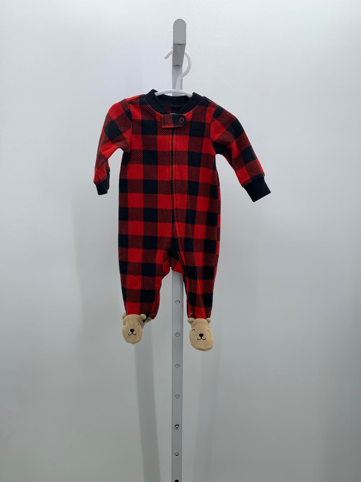 BLACK PLAID FLEECE