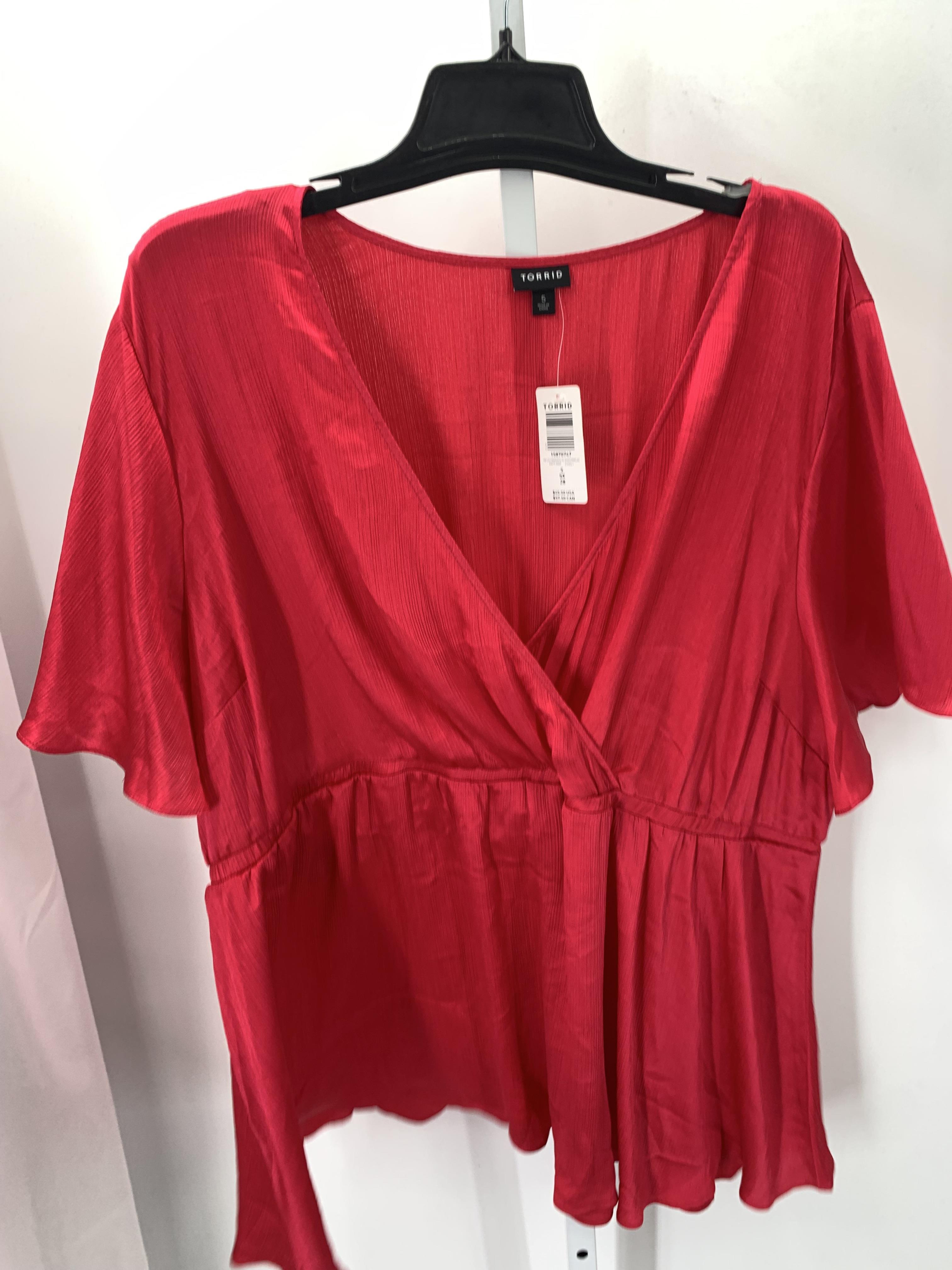 Torrid Size 5X Womens Short Sleeve Shirt