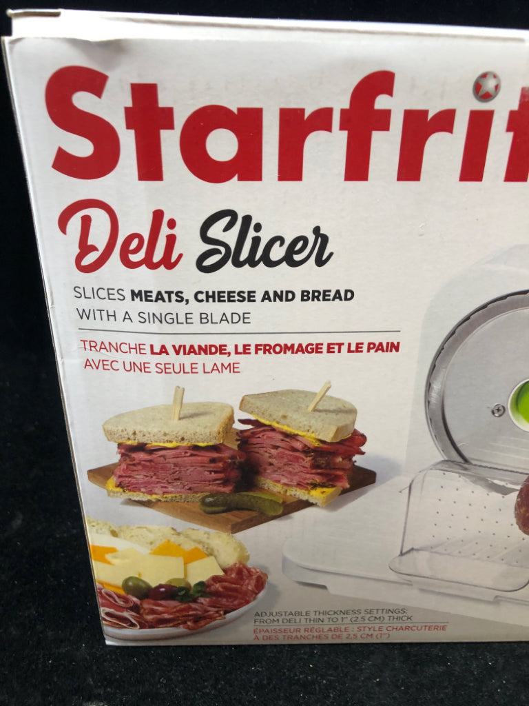 NIB STARFRIT DELI SLICER.