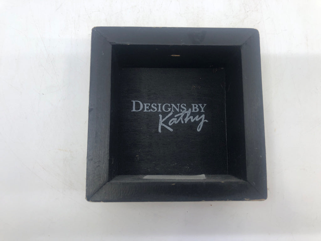 "ENJOY' WOOD BLOCK DECOR.