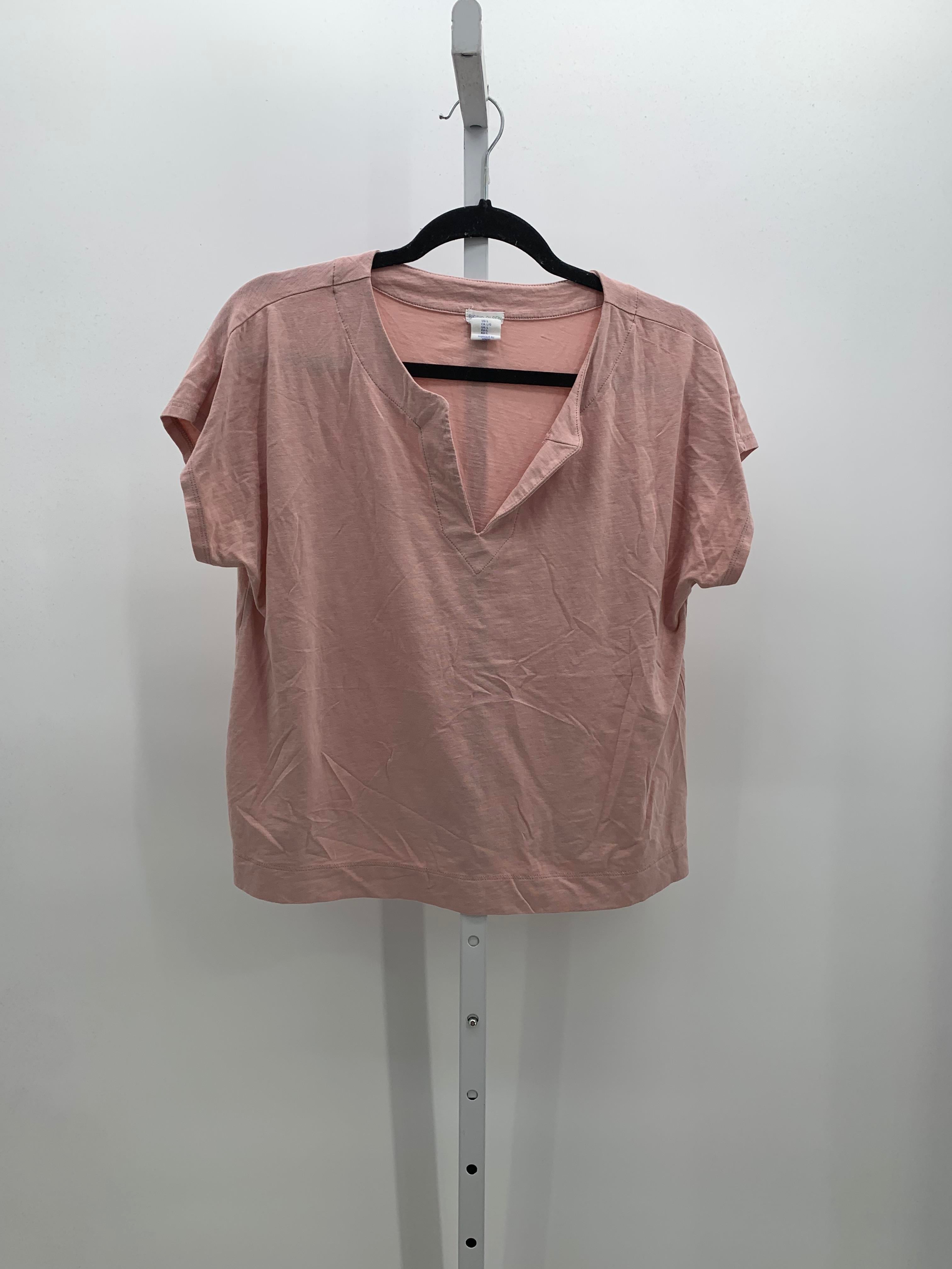 Sigrid Olsen Size Large Misses Short Sleeve Shirt