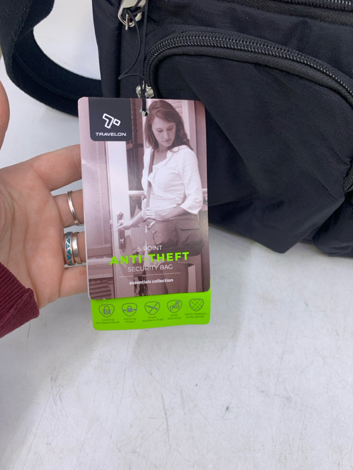 Travelon Anti-Theft Essentials Patch Pocket Crossbody- NWT