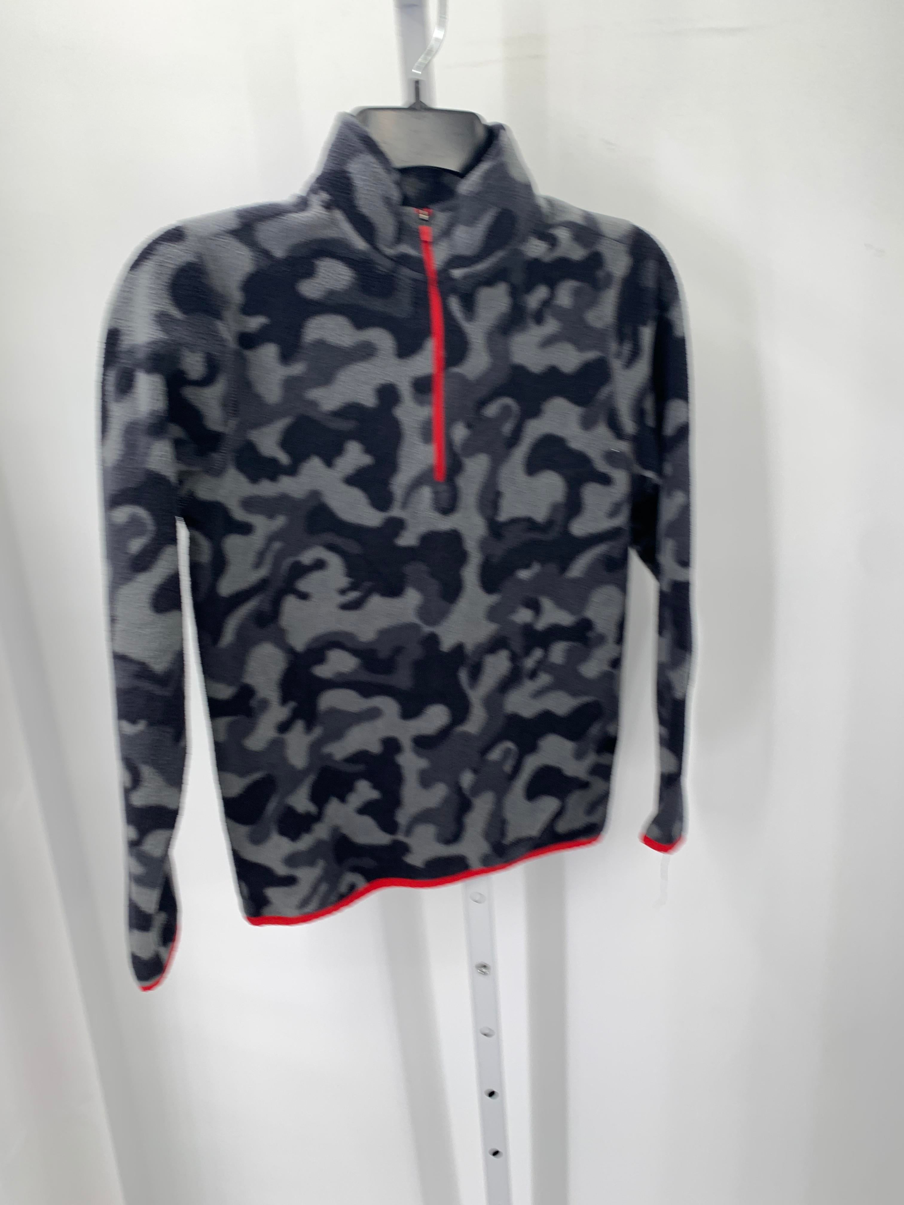 CAMO PARTIAL ZIP FLEECE